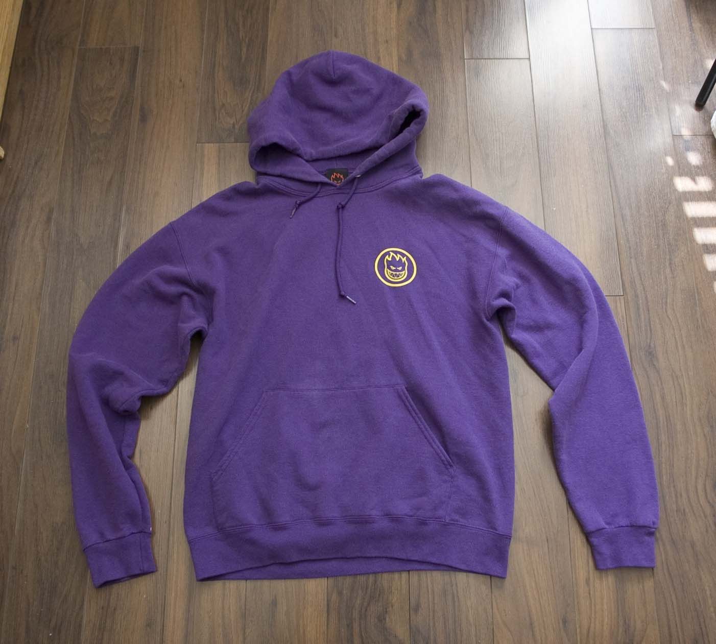 Spitfire Spitfire The End Hoodie Size M Purple Y2K Spiral Size US M / EU 48-50 / 2 - 1 Thumbnail