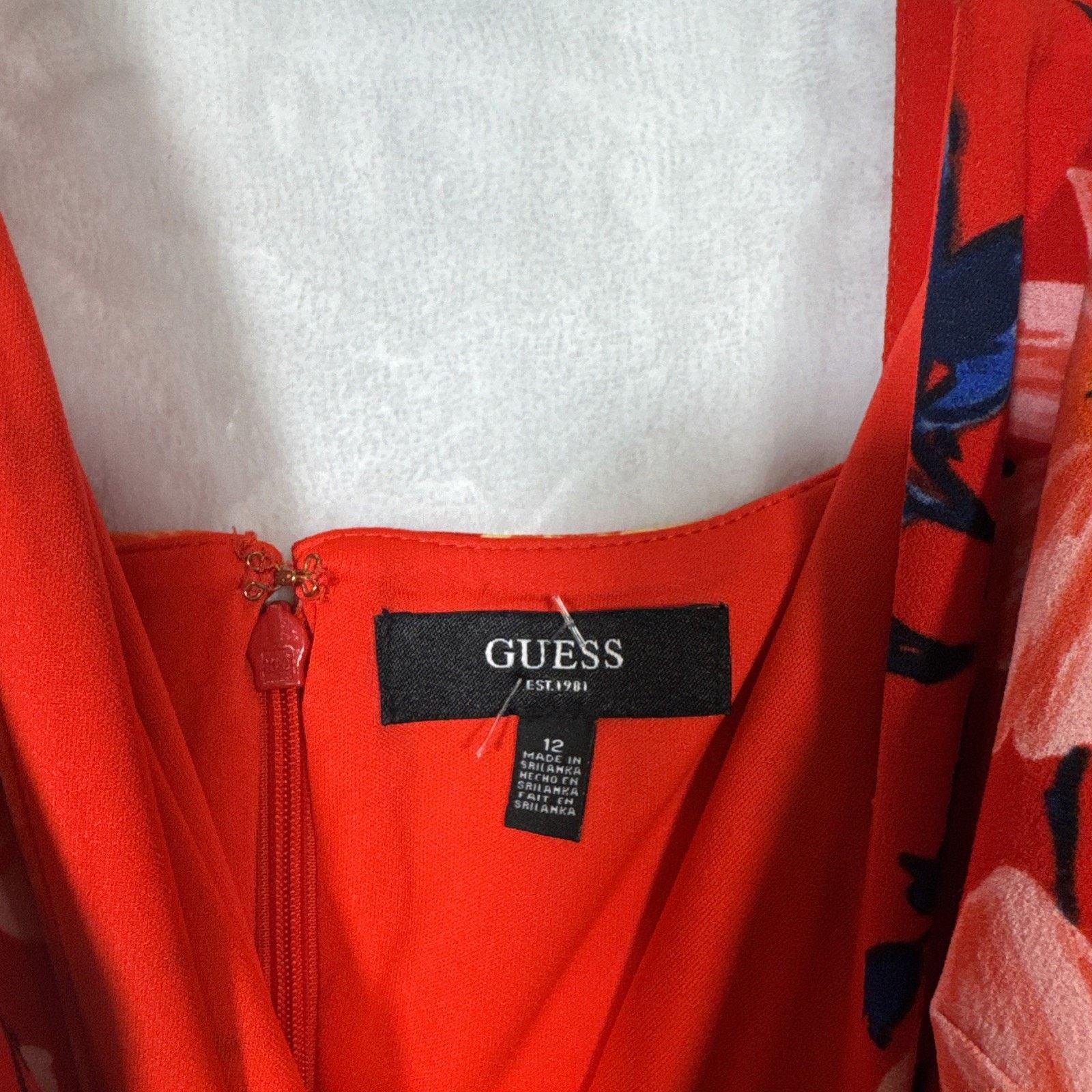 Guess NWT GUESS Printed Scuba-Crepe Sheath Lined Sleeveless Floral Size XL / US 12-14 / IT 48-50 - 4 Thumbnail