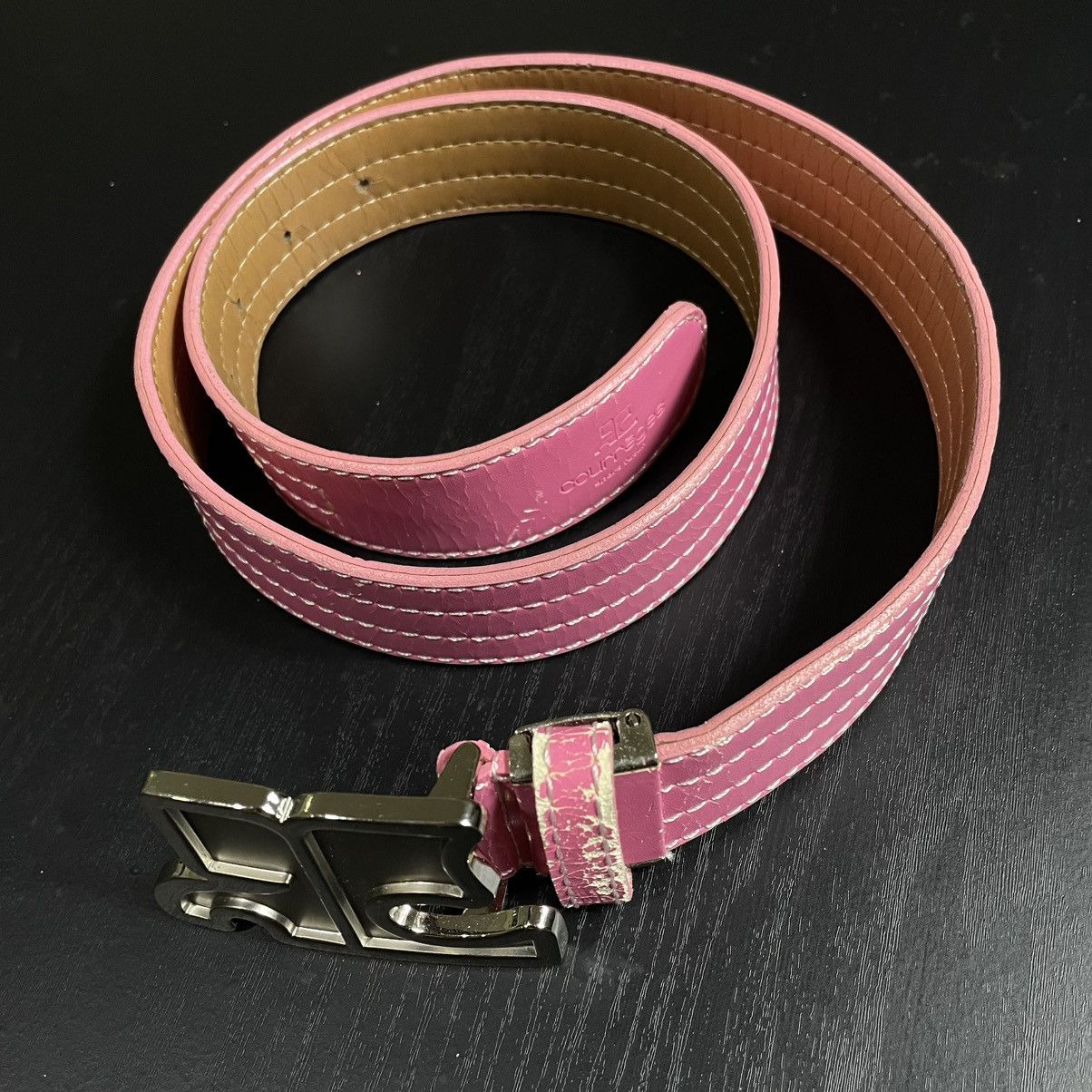 Courreges Vintage Courreges Big Logo Buckle Belt Size ONE SIZE - 4 Thumbnail