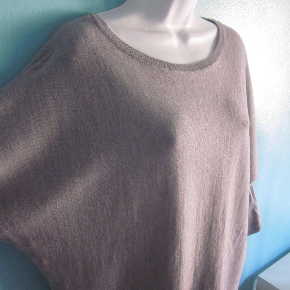 Magaschoni Magaschoni Size L Gray Dolman Sleeve Oversized Wool Blend S Size L / US 10 / IT 46 - 4 Thumbnail