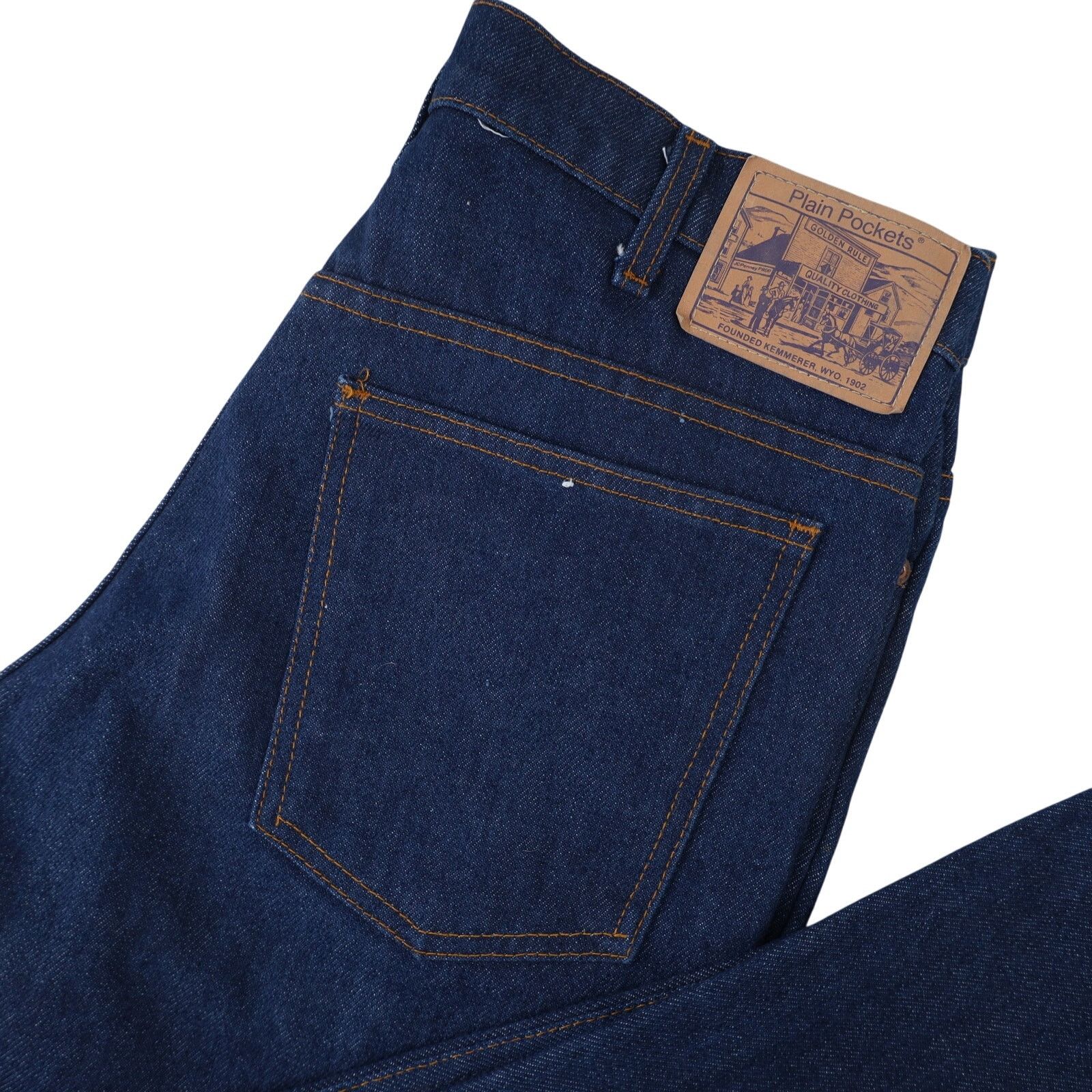 JCPenney × Vintage True Vintage JC Penny Plain Pocket Denim Jeans Size US 33 - 11 Thumbnail