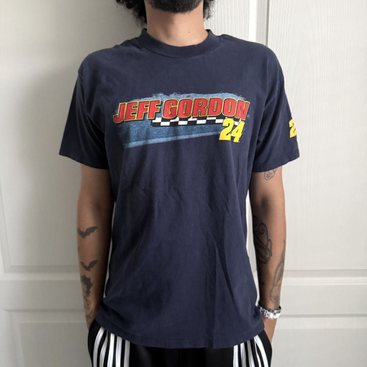 Other Vintage Y2K/2000s Blue Jeff Gordon NASCAR Streetwear Tee ! Size US M / EU 48-50 / 2 - 1 Thumbnail