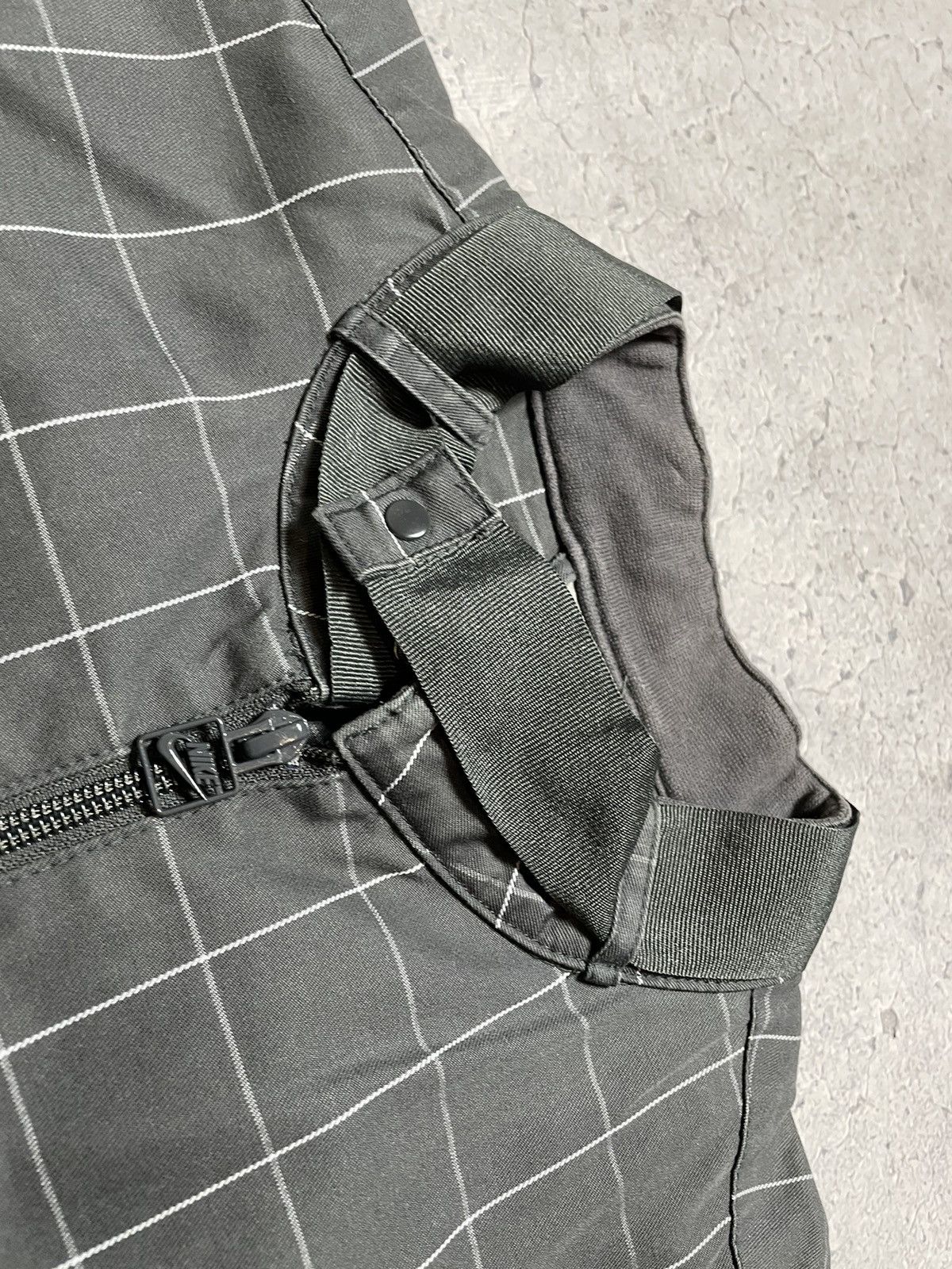 Nike Vintage Nike Y2K Checkered Bomber Jacket Drill Size US L / EU 52-54 / 3 - 6 Thumbnail