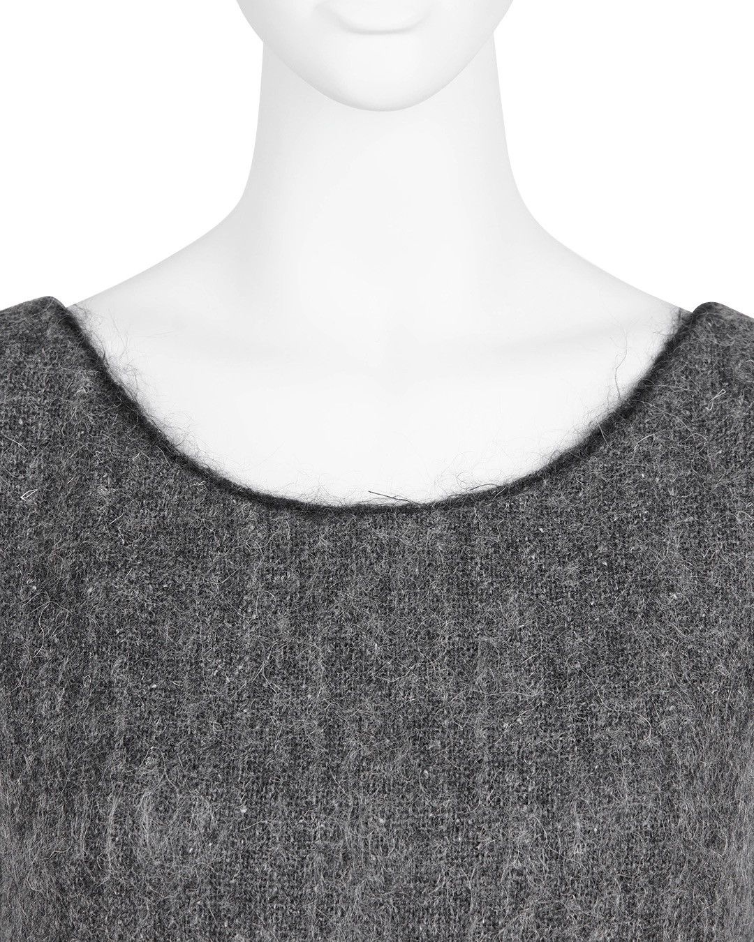Prada Prada F/W1998 Mohair Dress in Grey Size M / US 6-8 / IT 42-44 - 8 Thumbnail