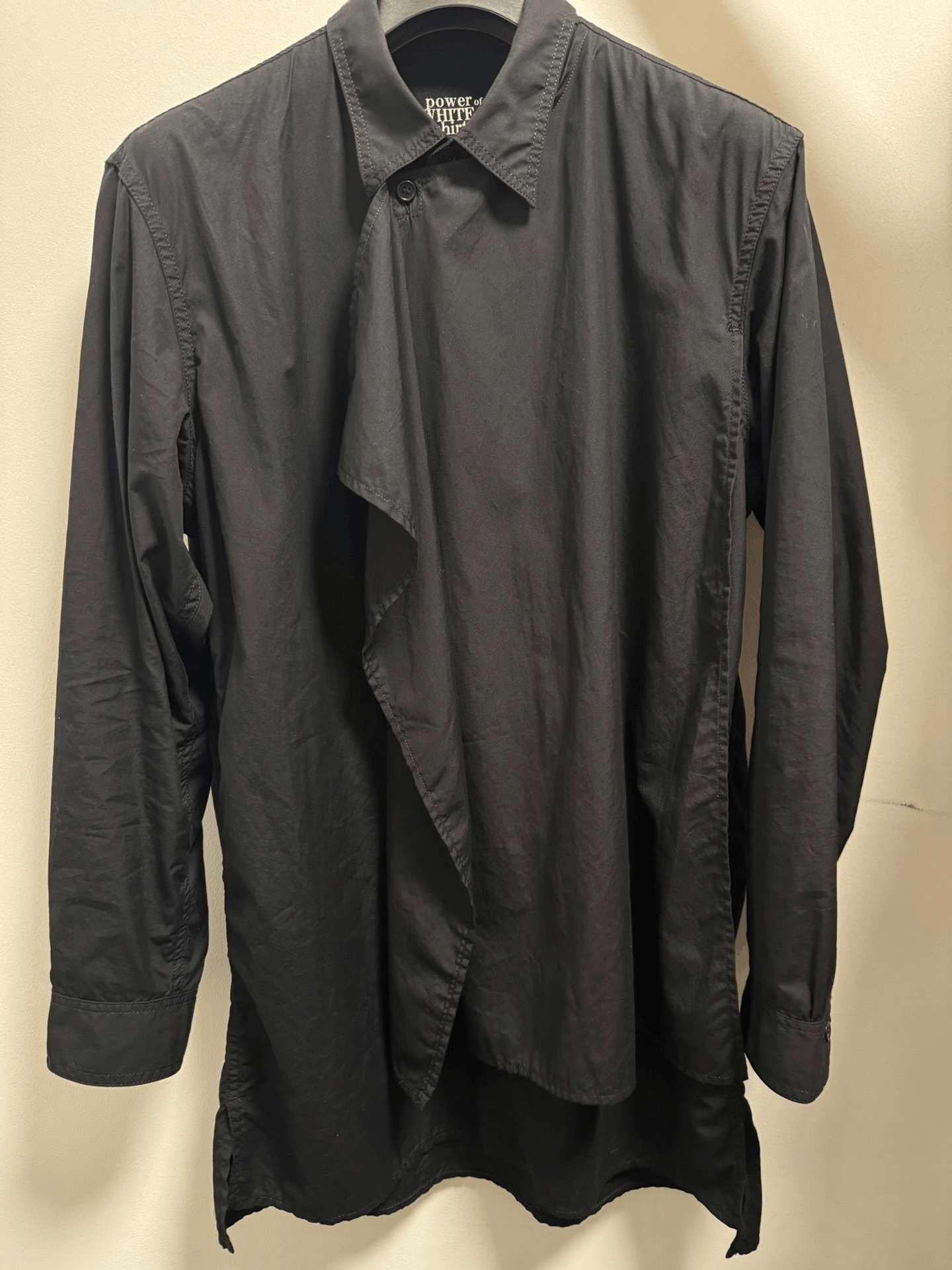 Yohji Yamamoto Yohji Yamamoto Pour Homme Black Shirt Size US M / EU 48-50 / 2 - 1 Thumbnail
