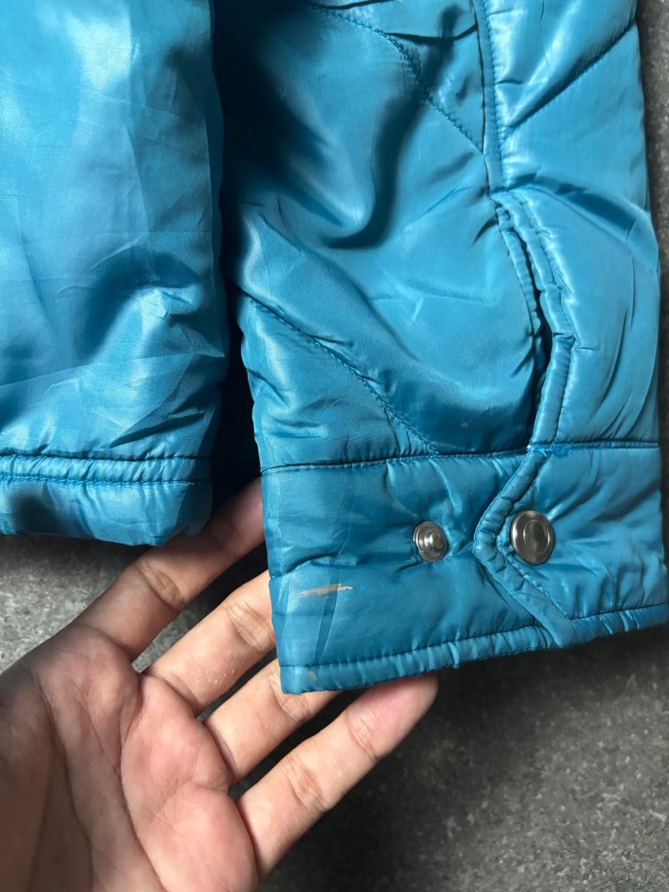 Japanese Brand 2000s Spinach Vkei Fur Warm Padded Bikers Jacket Size US L / EU 52-54 / 3 - 10 Thumbnail