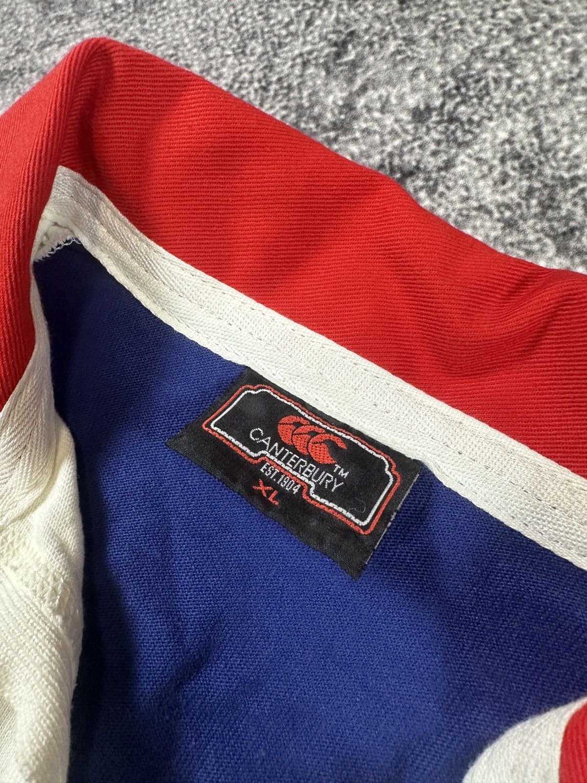 Canterbury of New Zealand Vintage Canterbury Big Logo Rugby Jersey Rare XL Casual Size US XL / EU 56 / 4 - 4 Thumbnail