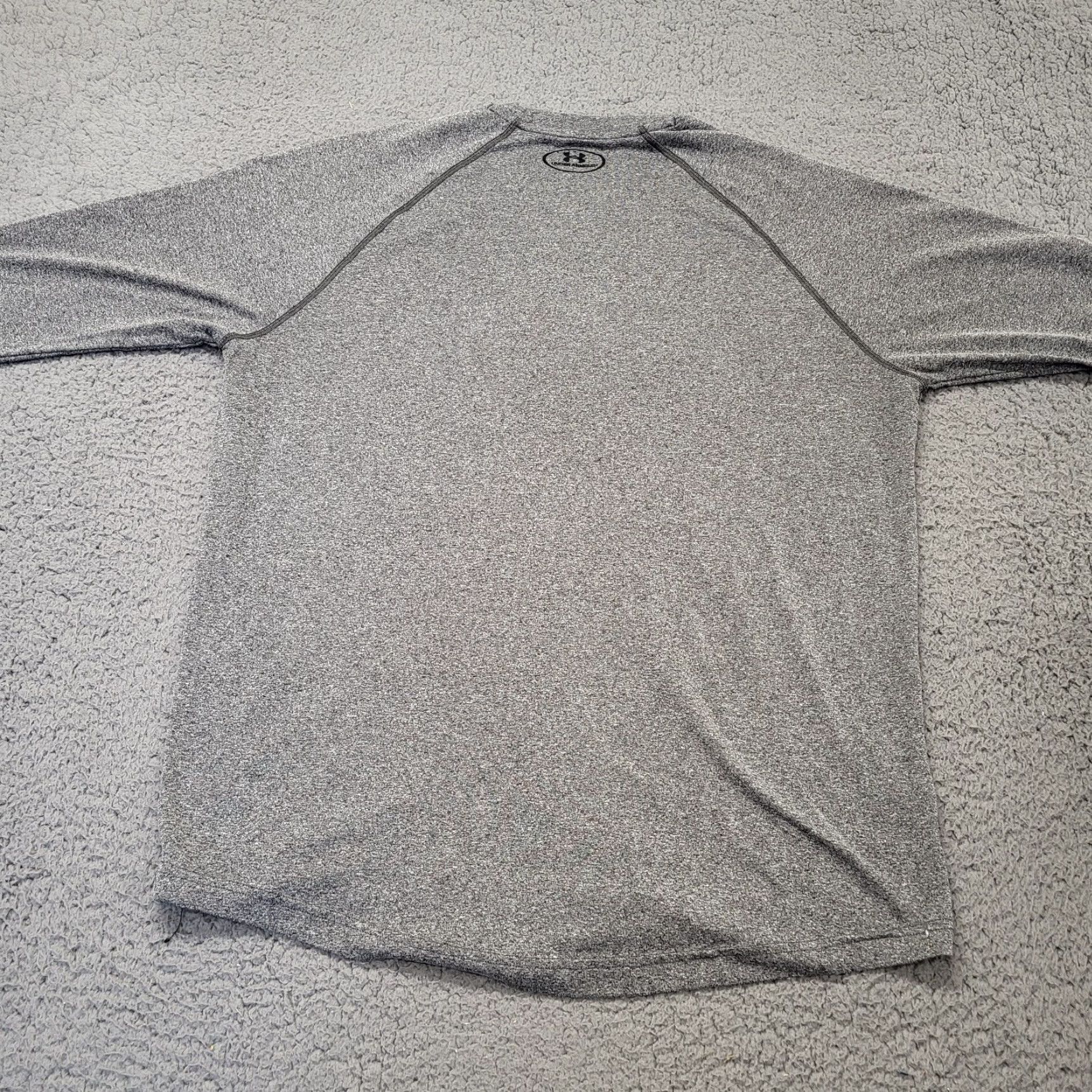 Under Armour Under Armour Lightweight Shirt Mens L Gray Heatgear Raglan Long Sleeve Loose Size US L / EU 52-54 / 3 - 6 Thumbnail