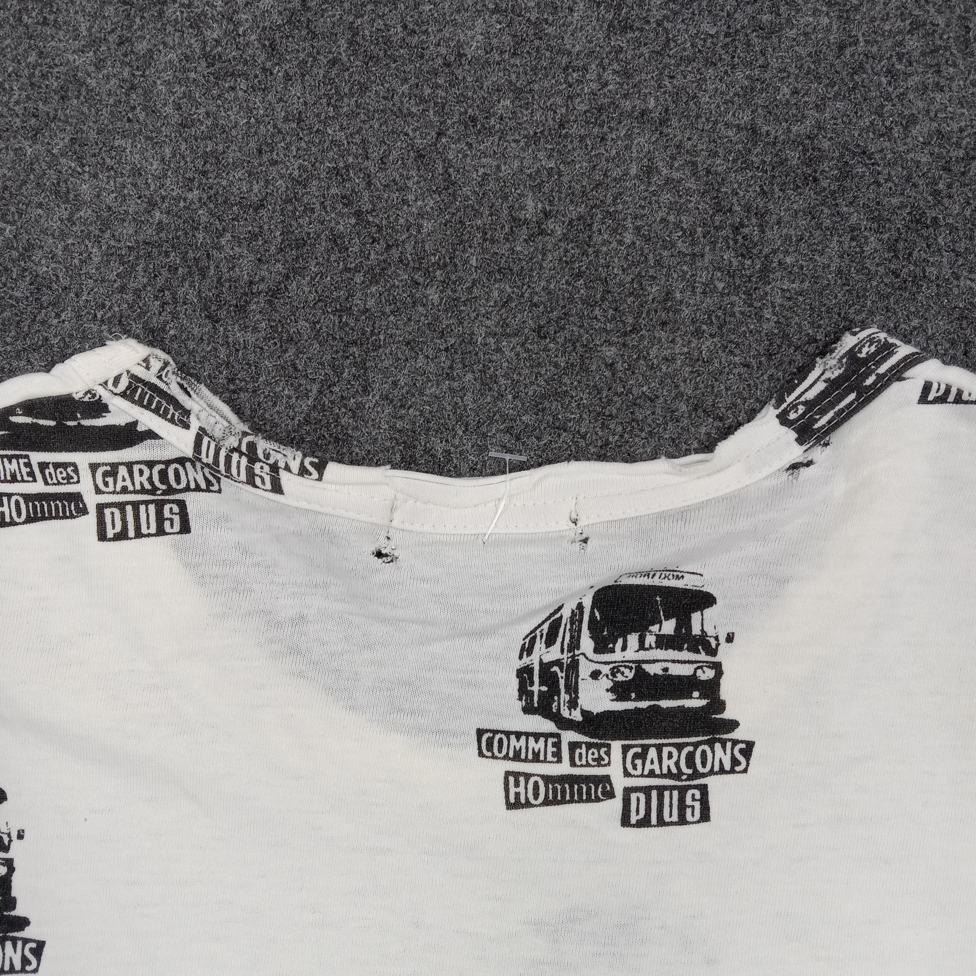 Comme des Garcons Homme Plus Rare Comme des Garcons Homme Plus Bus Graphic Tshirt C294N48 Size US M / EU 48-50 / 2 - 5 Thumbnail