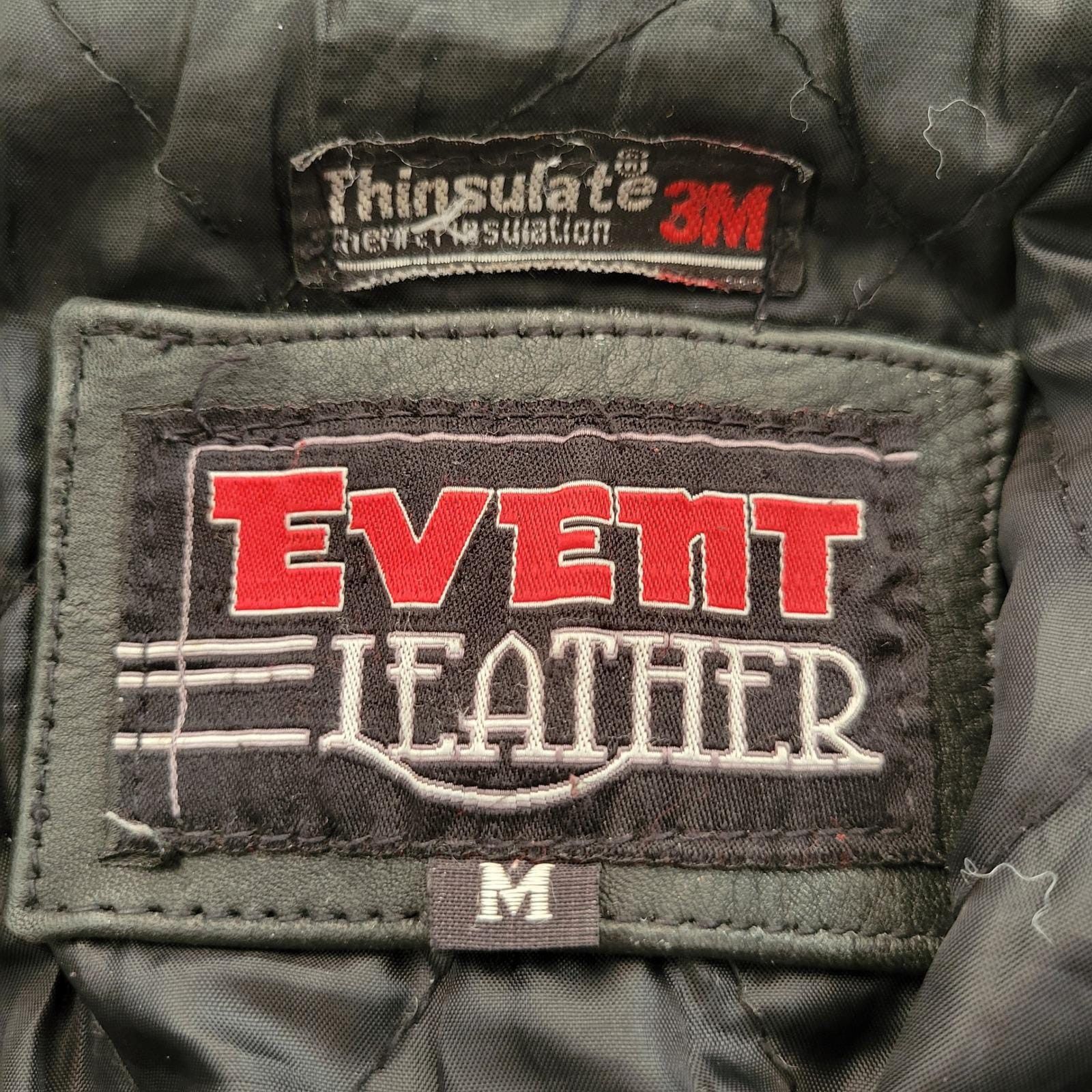 Other Leather Motorcycle Jacket M Black Thinsulate Lined Bomber Size US M / EU 48-50 / 2 - 3 Thumbnail