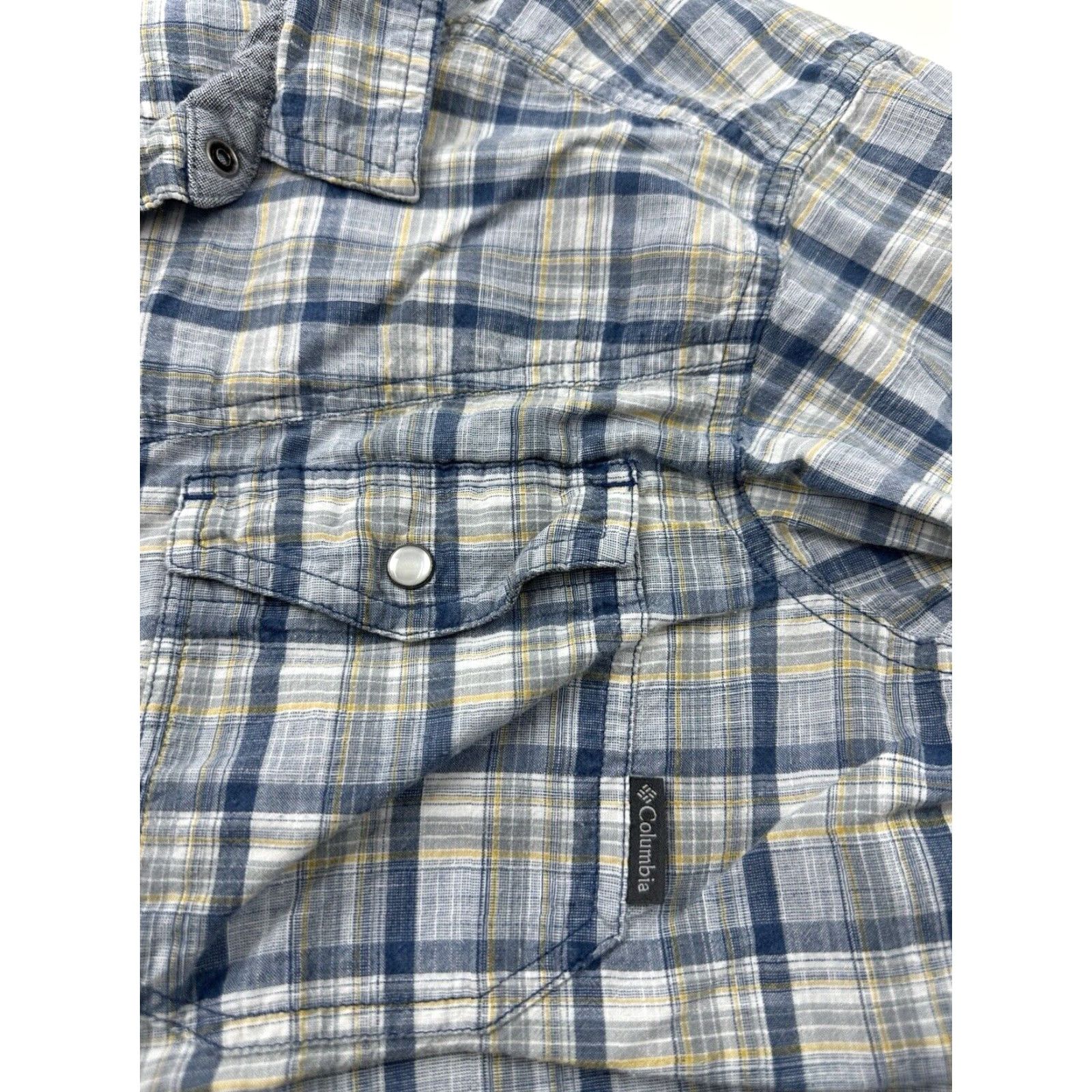 Vintage Columbia Shirt Mens Medium Plaid Pearl Snap Western Long Sleeve Size US M / EU 48-50 / 2 - 3 Thumbnail