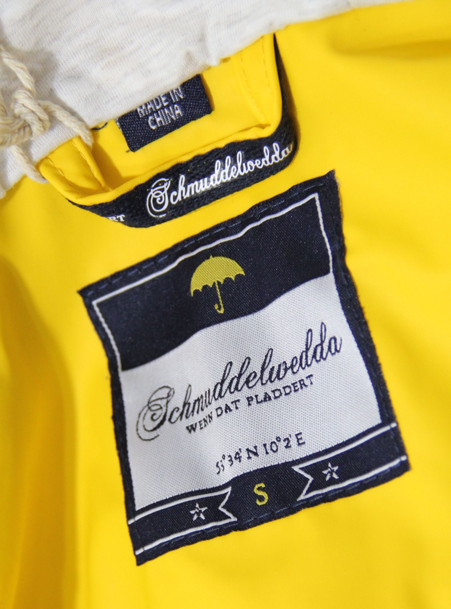 Other Schmuddelwedda Women's Rain Jacket YELLOW Size S / US 4 / IT 40 - 4 Thumbnail