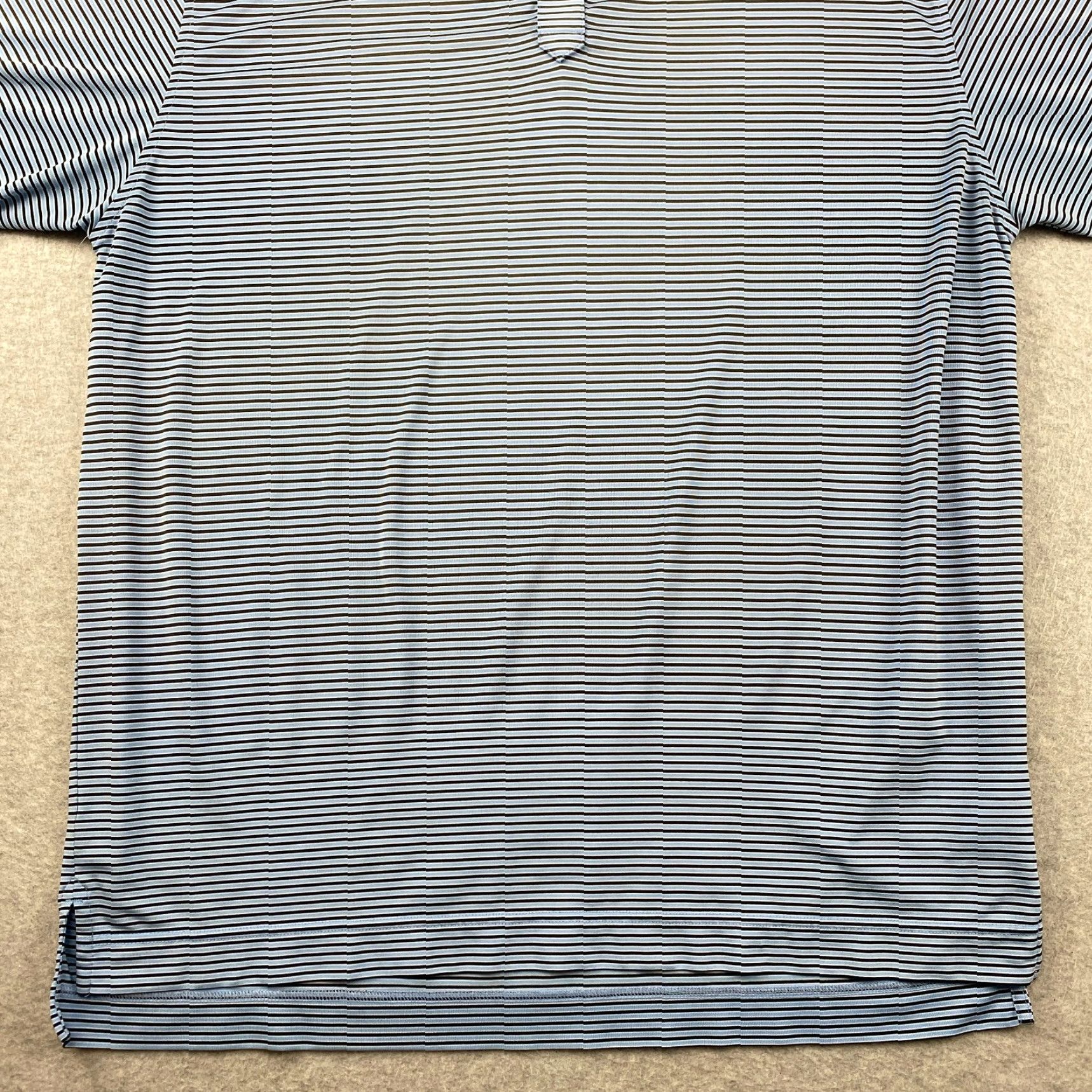 Vintage FJ Foot Joy Polo Shirt Mens XL Blue Striped Golf Size US XL / EU 56 / 4 - 3 Thumbnail
