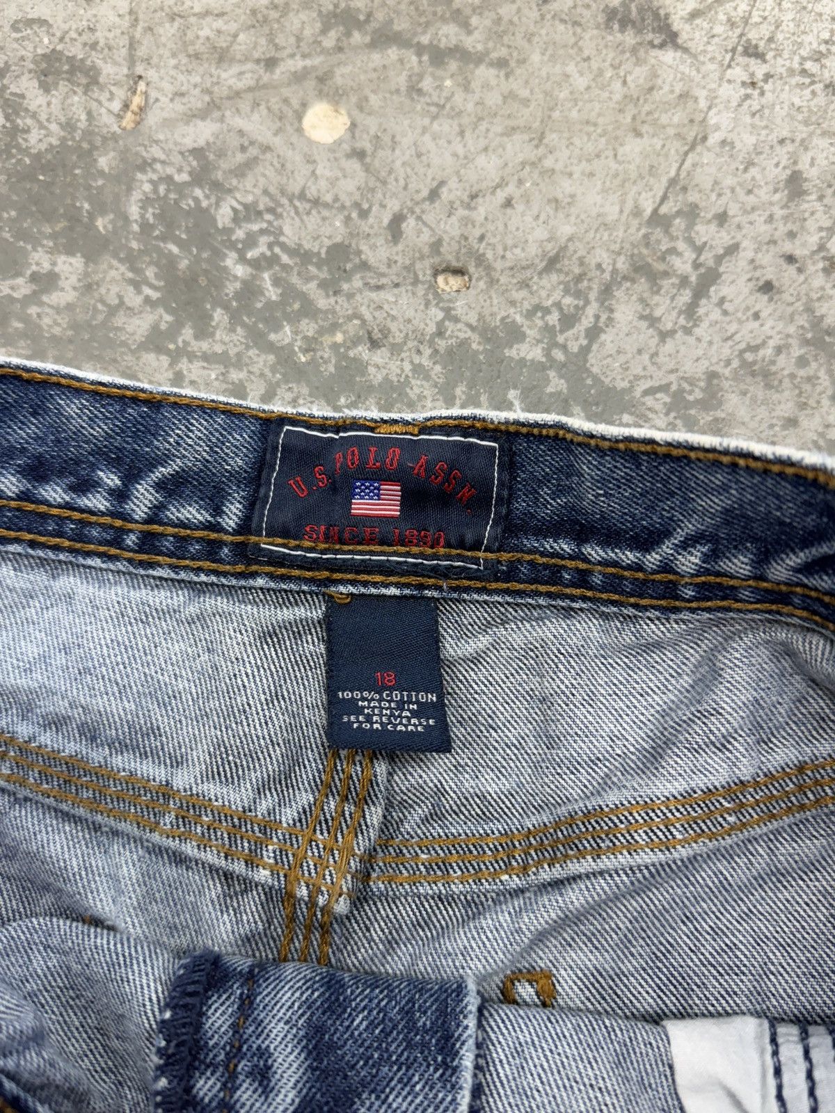 U.S. Polo Assn. Vintage y2k U.S. Polo Assn. Denim Shorts Size US 29 - 8 Thumbnail