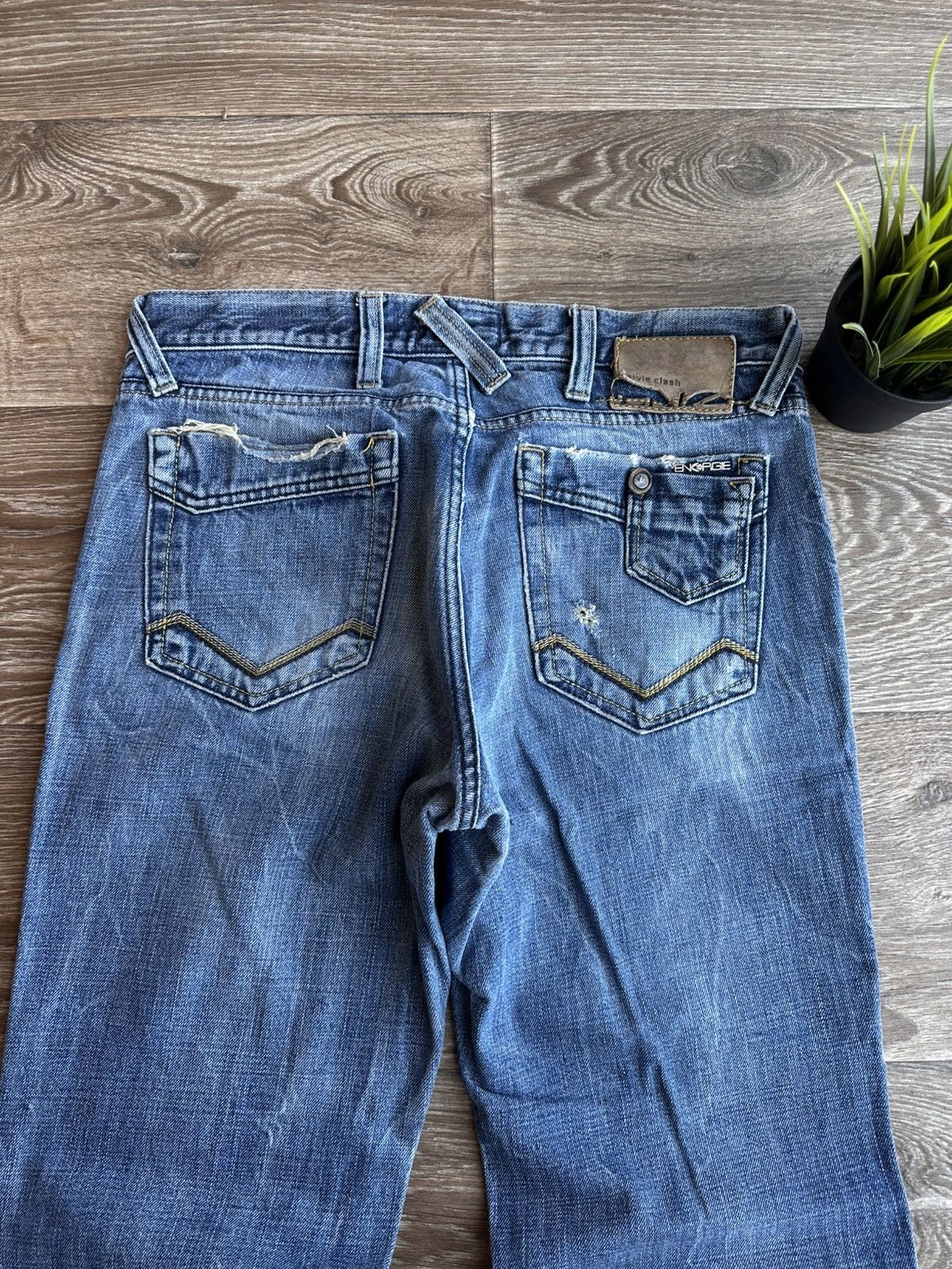 Energie 🔥 Energie Vintage Denim Jeans Pants Y2K Miss Sixty Italy Size US 33 - 2 Thumbnail