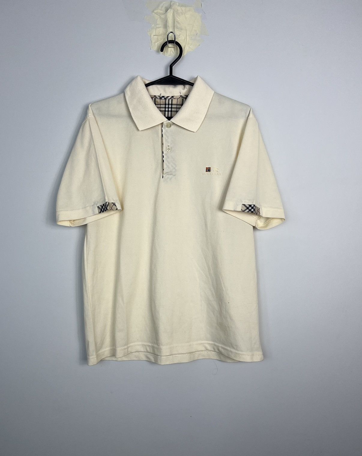 Nike × Vintage Polo Shirt Burberry Vintage 90’s Logo Size US L / EU 52-54 / 3 - 1 Thumbnail