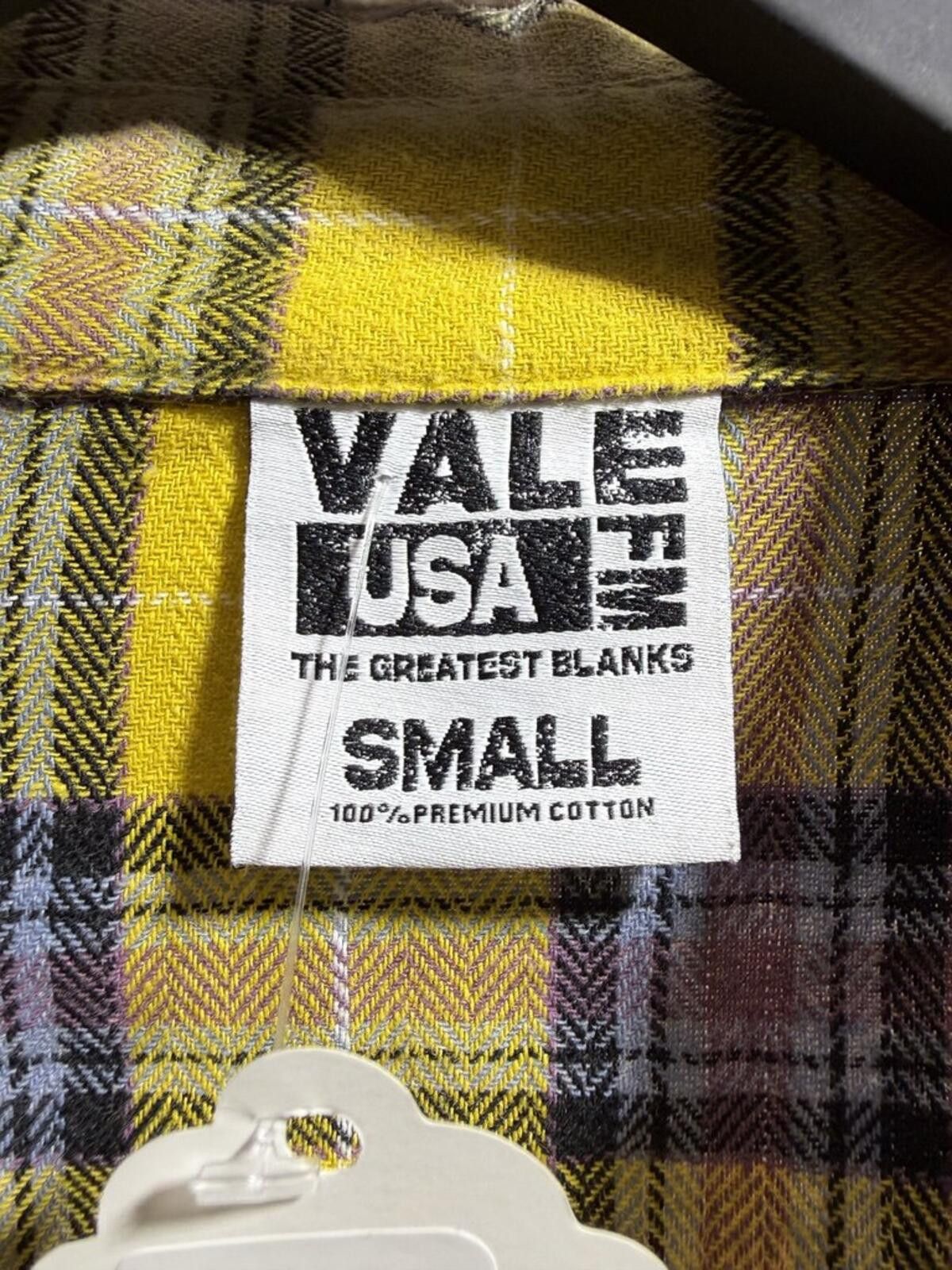 Other Vale State Yellow Flannel Sz. S Size ONE SIZE - 3 Thumbnail