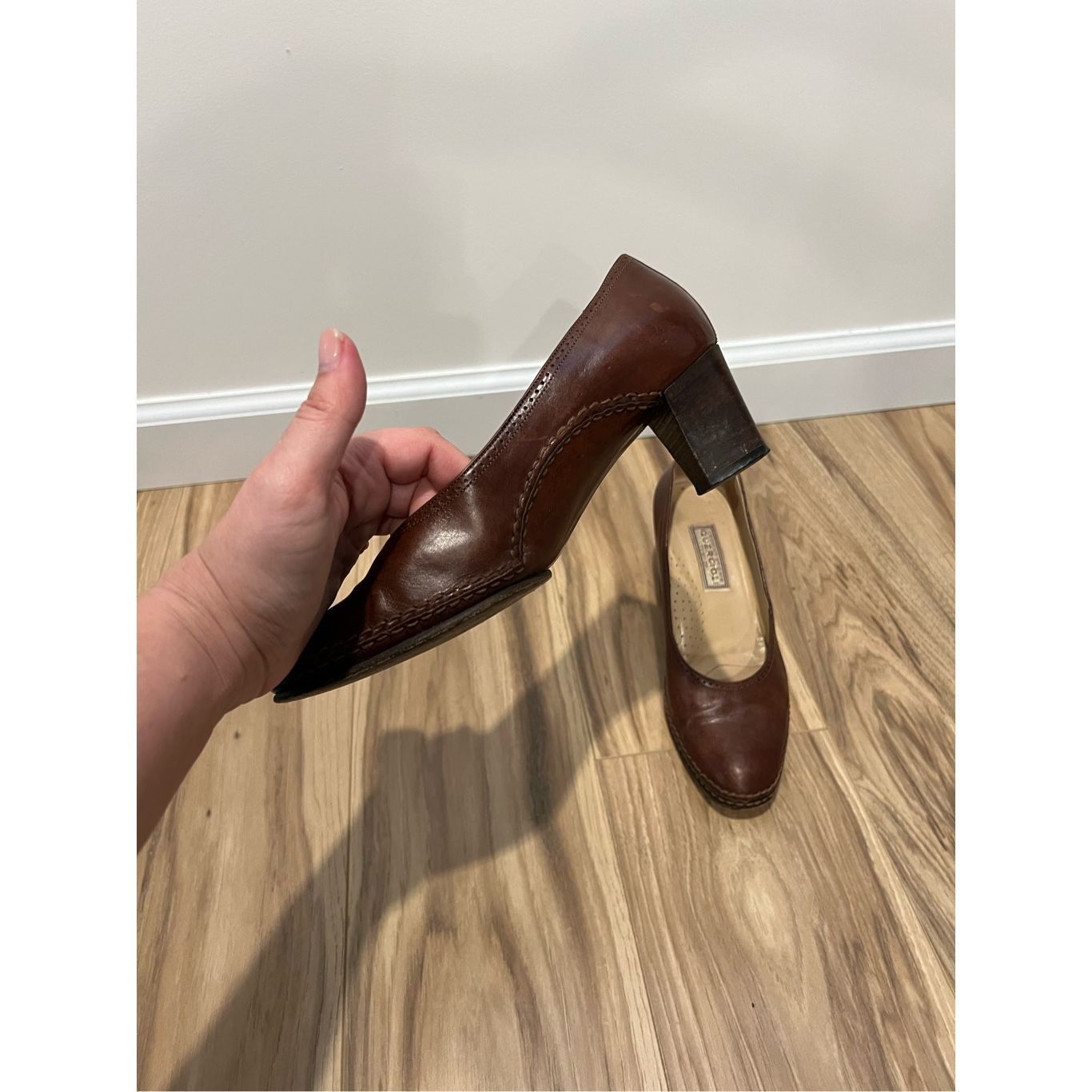 Other Quercioli Firenze Vintage Leather Heels Handmade in Italy eu Size US 8 / IT 38 - 3 Thumbnail