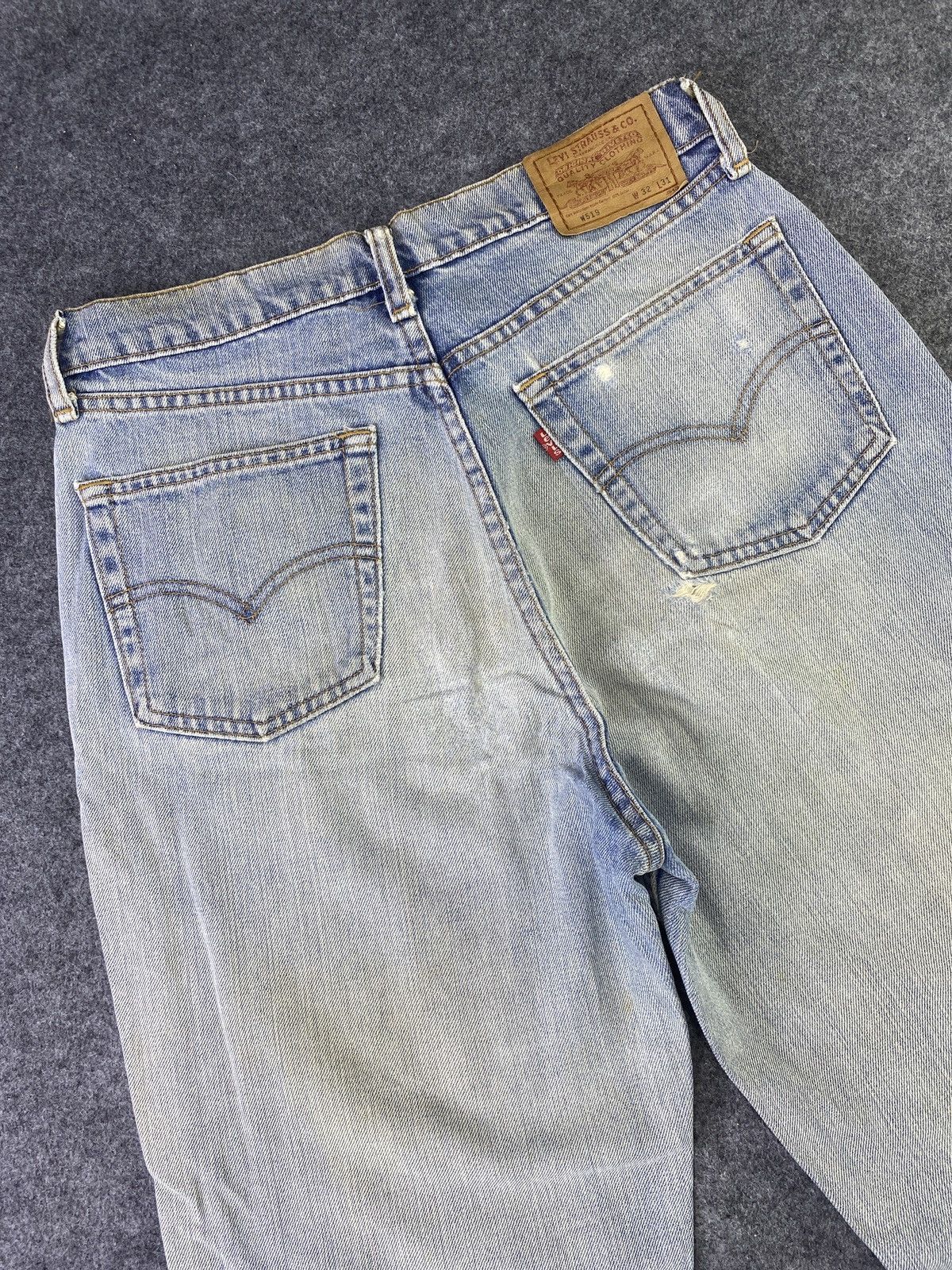 Jean × Levi's × Vintage VINTAGE LEVIS 519 DISTRESS BLUE WASH JEANS - J911 Size US 29 - 13 Thumbnail