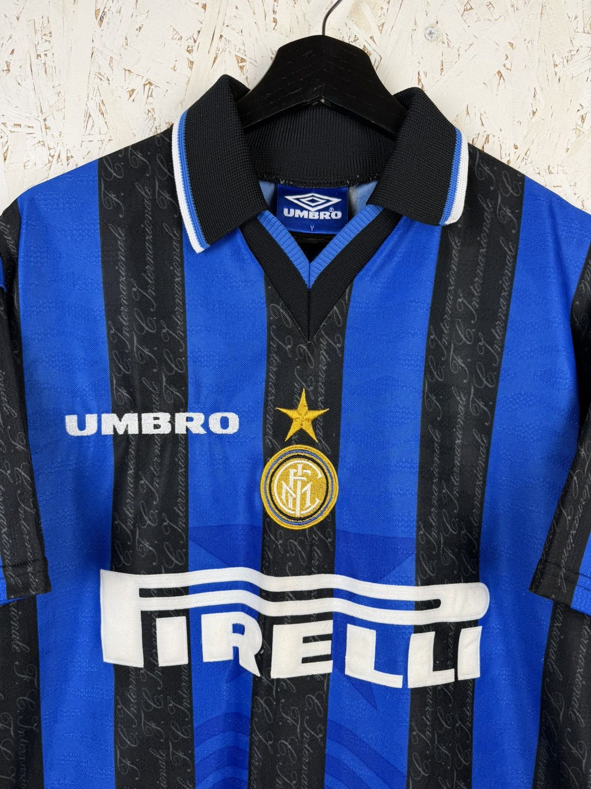 Umbro 90s Umbro Inter Milan 1997/98 Home Kit Soccer Jersey ~S Size US S / EU 44-46 / 1 - 2 Thumbnail