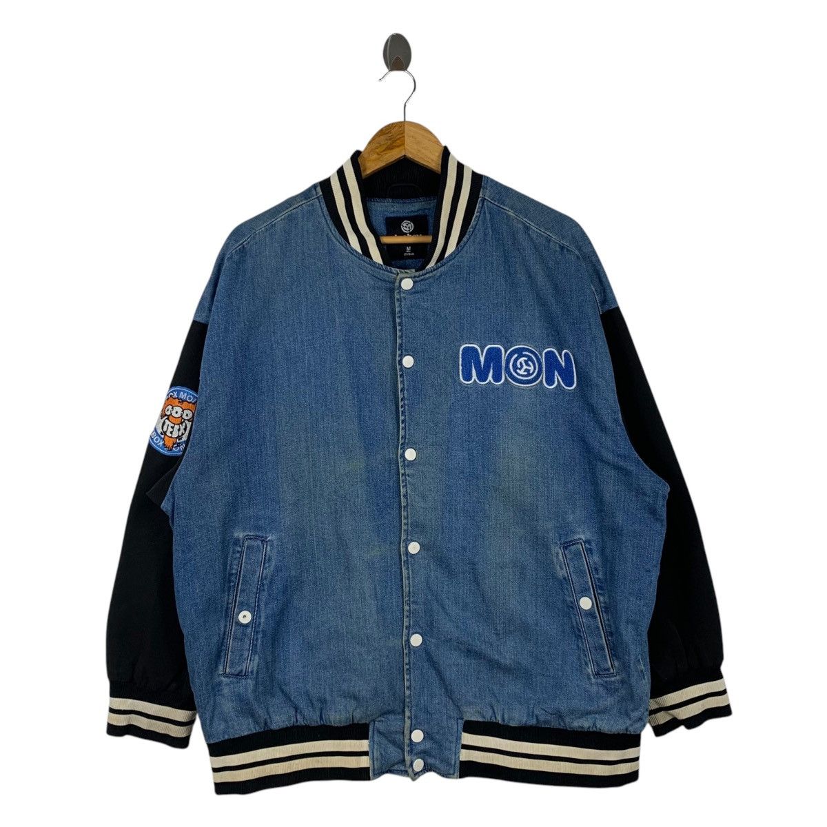 Japanese Brand TEEBOX Original Japanese Brand Backhit Bomber Varsity Jacket Size US M / EU 48-50 / 2 - 1 Thumbnail