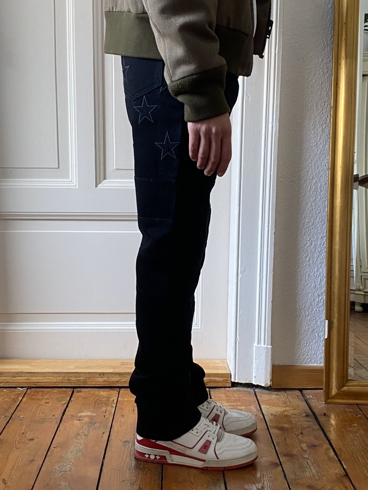 Calvin Klein 205W39NYC × Raf Simons $1000 Raf Simone CK205 Star Denim 29 30 46 Size US 30 / EU 46 - 3 Thumbnail