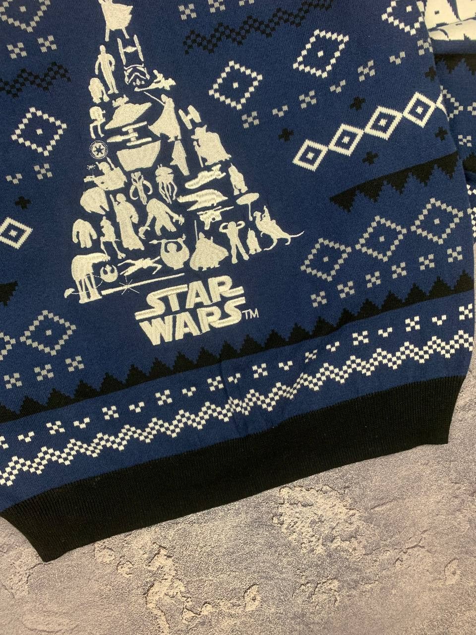 Star Wars Star Wars Blue Holiday Sweater Size L – Cotton – Classic Size US L / EU 52-54 / 3 - 7 Thumbnail