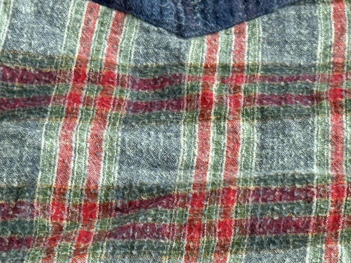 Issey Miyake Ne-net LS Limited Edition Multi-Color Flannel Poncho Size US XXL / EU 58 / 5 - 8 Thumbnail