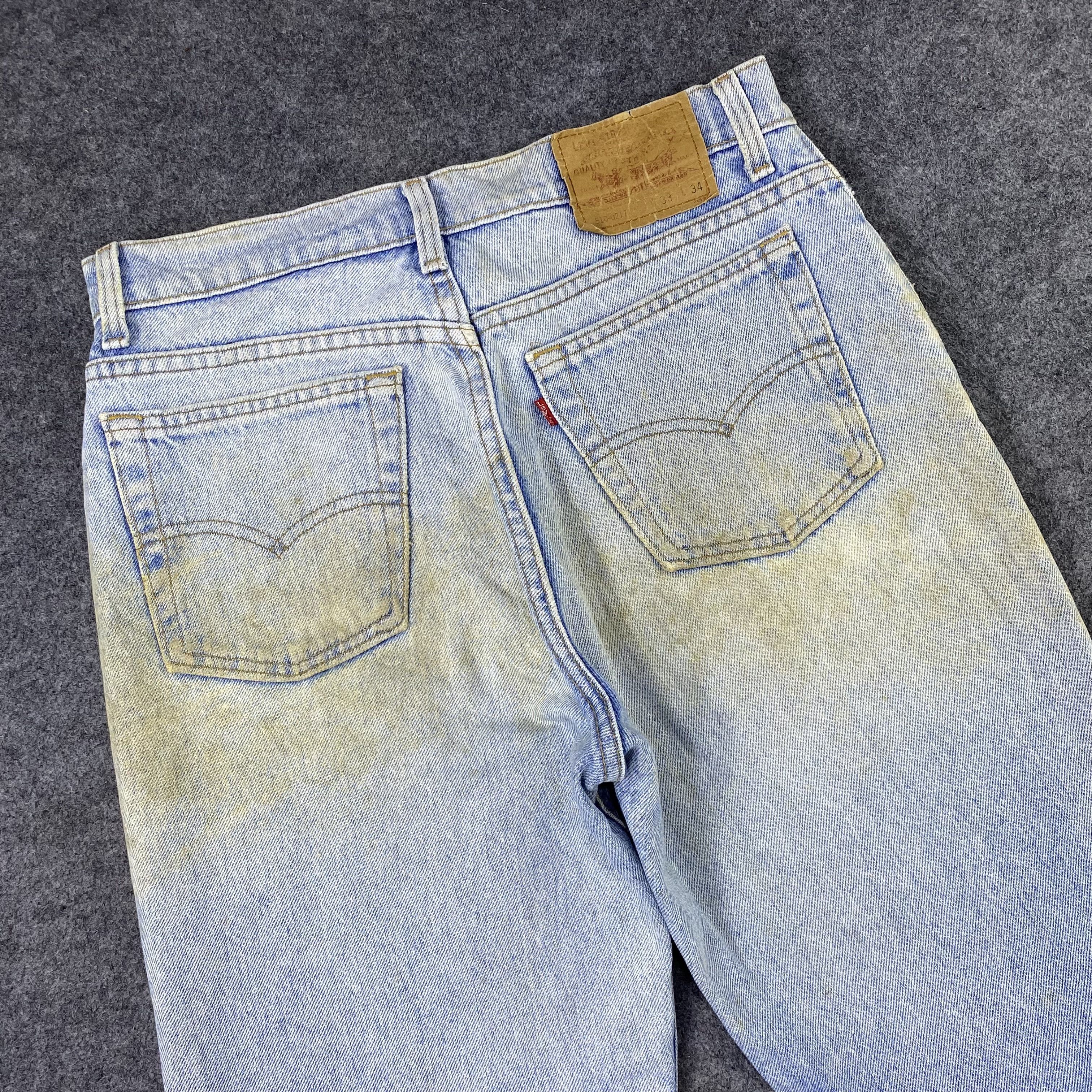 Levi's × Vintage Vintage Levi's 510-0217 Distressed Blue Wash Jeans-J1175 Size US 32 / EU 48 - 6 Thumbnail
