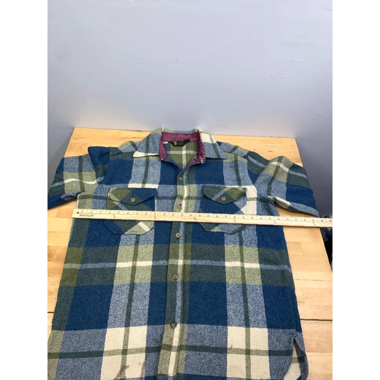 Vintage VINTAGE Silton California Flannel Button Up Shirt Mens L Blue Long Sleeve Size US L / EU 52-54 / 3 - 7 Thumbnail