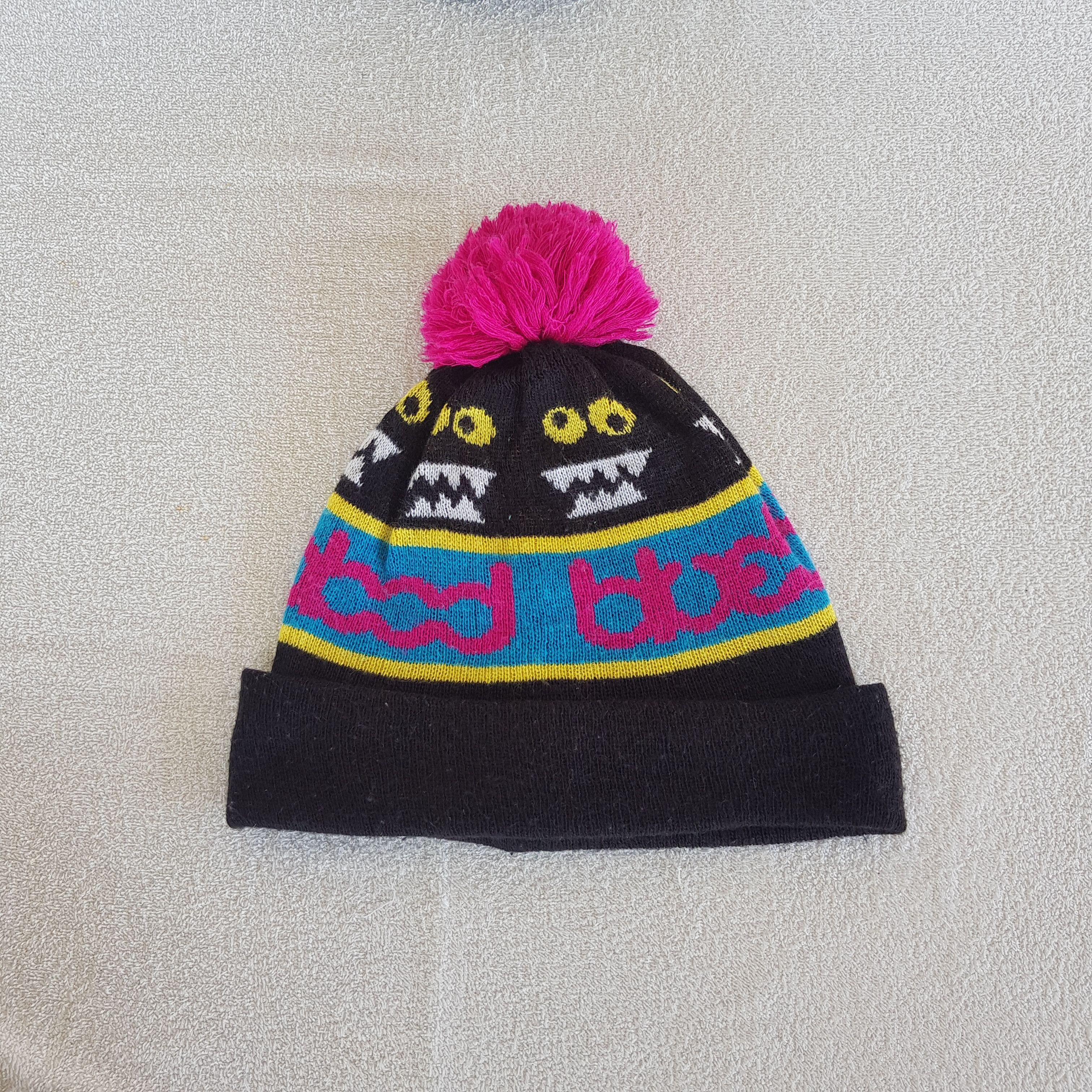 y2k hysteric glamour リバーシブルbeanie 90s Supreme x Hysteric Glamour Beanie Pink Used Fw17 Great