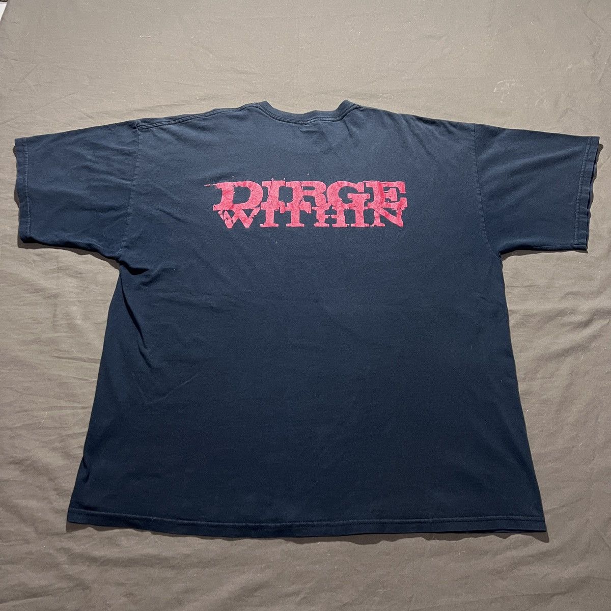 Band Tees Vintage Y2K Dirge Within Tee 2XL Faded Groove Metalcore Size US XXL / EU 58 / 5 - 5 Thumbnail