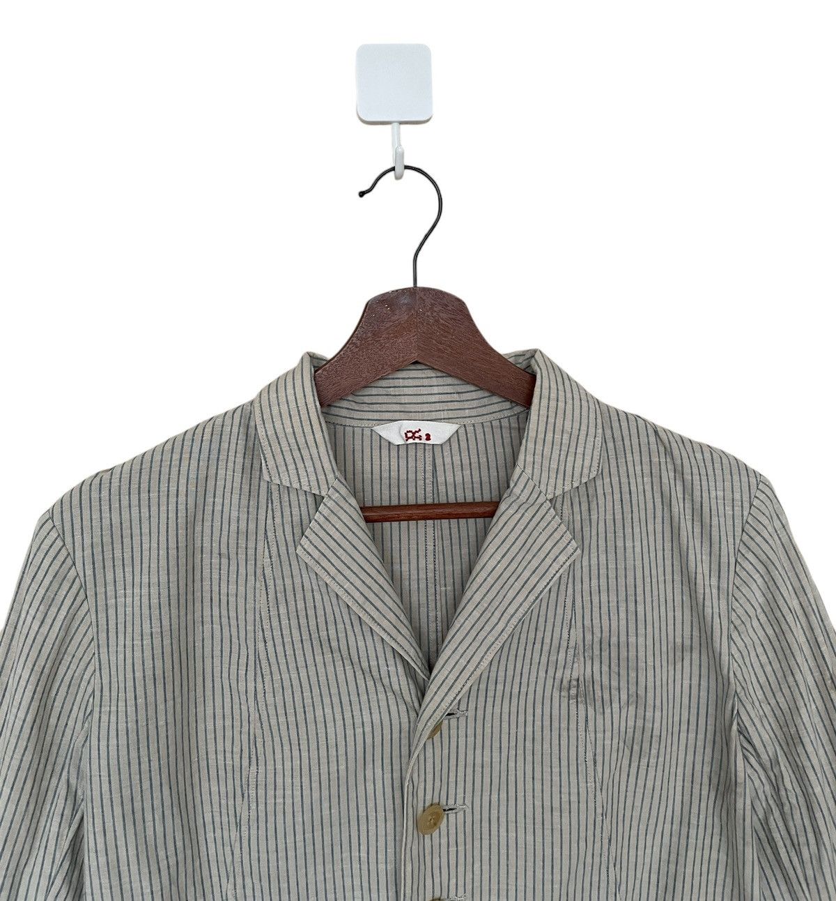 45rpm Vintage Japanese Brand 45rpm Hickory Jacket 2000s Size 34S - 3 Thumbnail