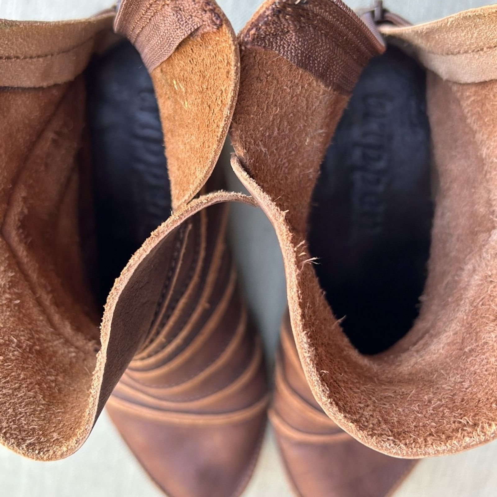 Trippen Trippen Amber leather zipper ankle boot rubber wedge heel Size US 6 / IT 36 - 7 Thumbnail