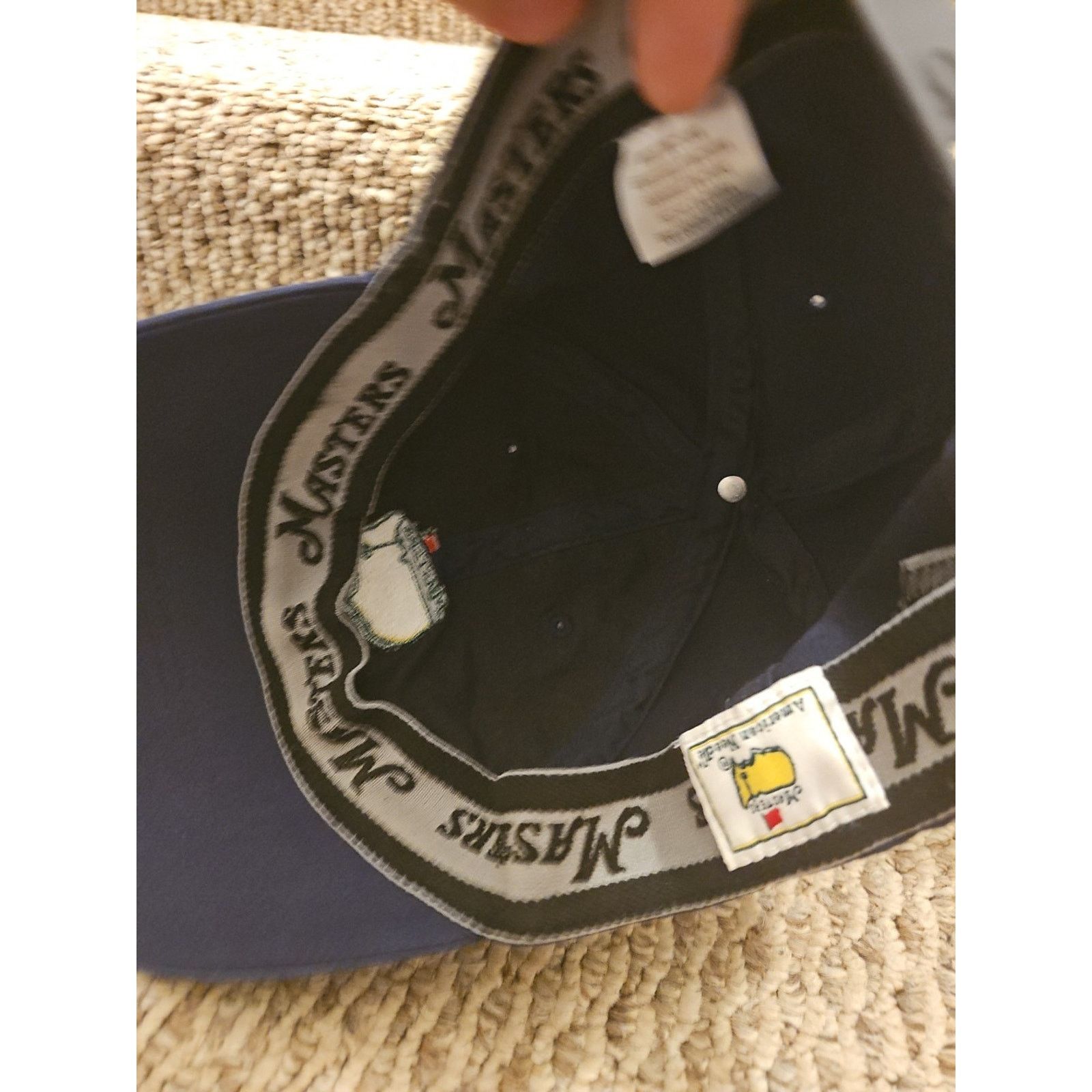 American Needle The Masters x American Needle Blue Logo Hat Cap - Adjustable Size ONE SIZE - 10 Thumbnail