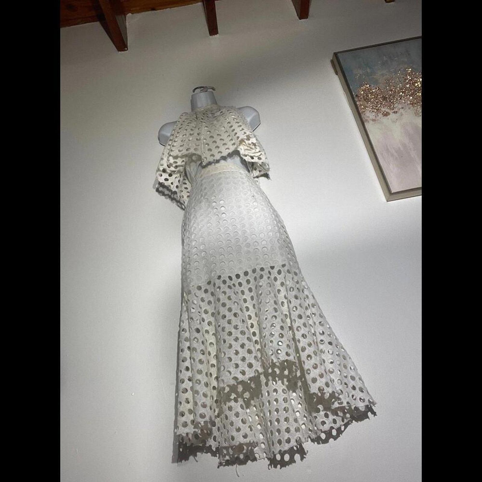 Other Dress Vacation Party Crop Halter 2pcs Polka Dot Size S / US 4 / IT 40 - 3 Thumbnail