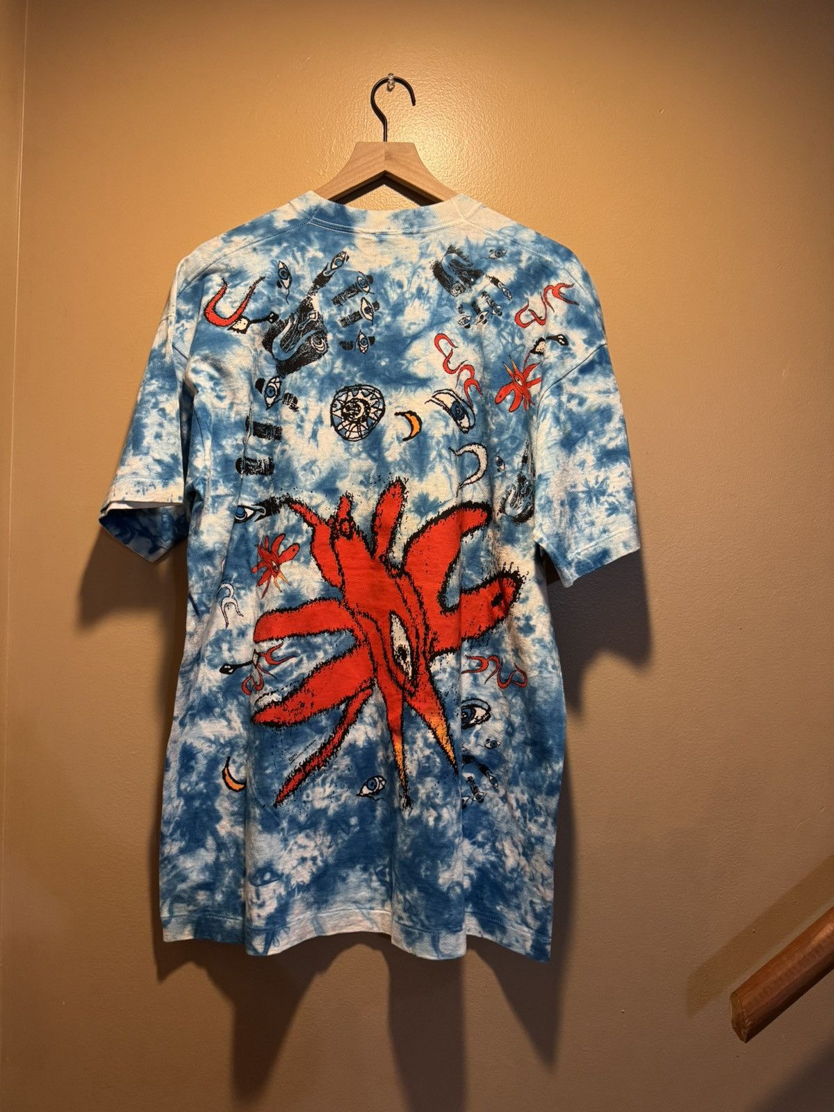 Liquid Blue Vintage 1992 The Cure The Wish Tour AOP Brockum Liquid Blue Size US XL / EU 56 / 4 - 5 Thumbnail