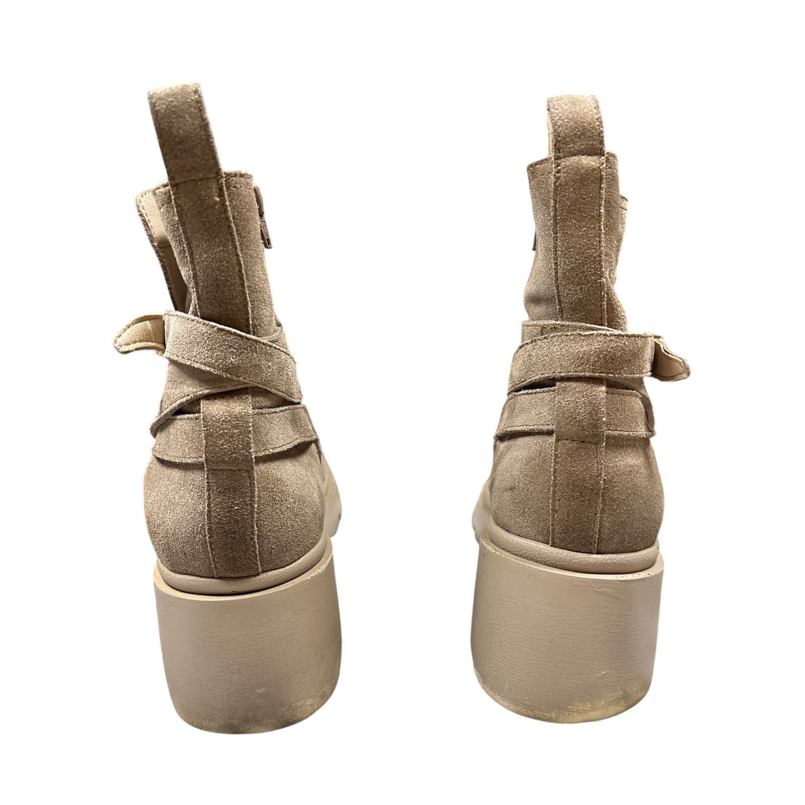 Steve Madden Steve Madden Leather Colletta Ankle Boot taupe suede Boots Size US 9 / IT 39 - 3 Thumbnail