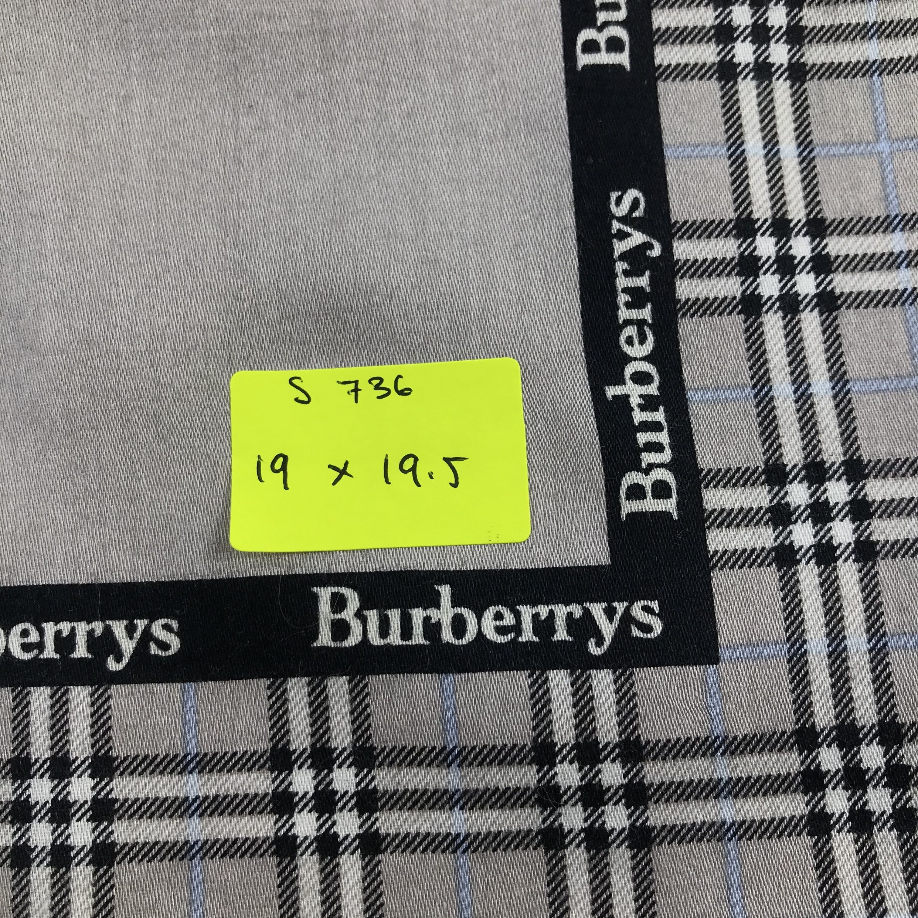Burberry × Vintage Burberry Bandana / Handkerchief / Neckerchief - S736 Size ONE SIZE - 5 Thumbnail