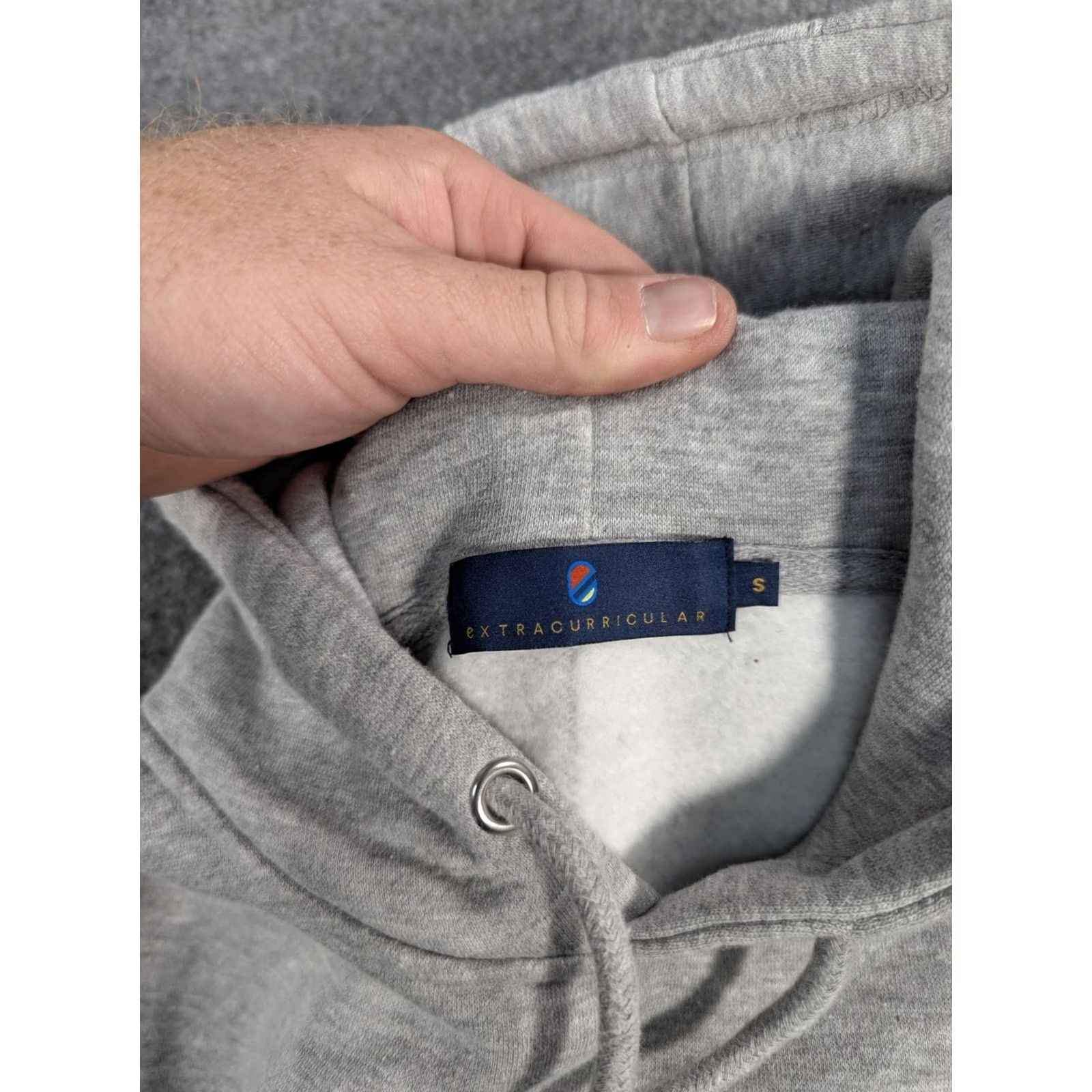 Vintage Extracurricular TechSoft Hoodie Mens S Gray Performance Stretch Golf Four Aces Size US S / EU 44-46 / 1 - 3 Thumbnail