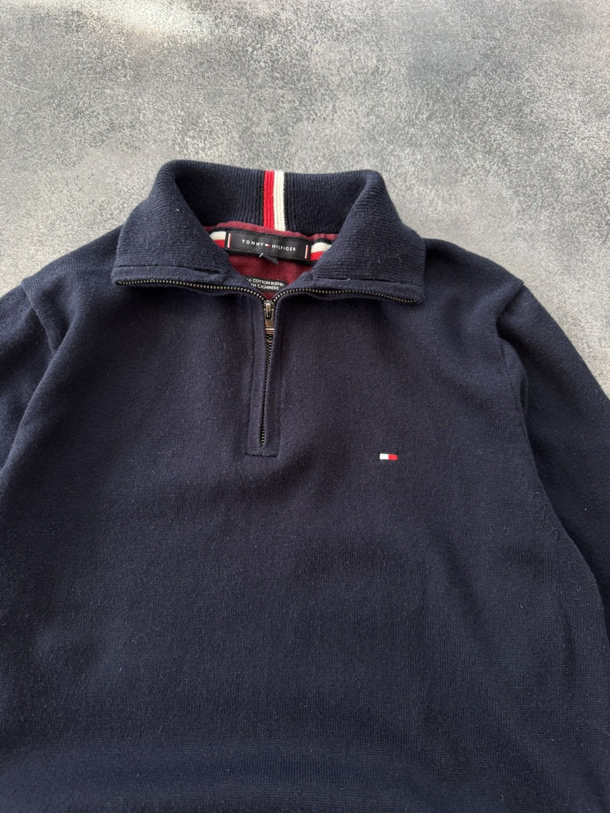 Tommy Hilfiger Tommy Hilfiger 1/4 zip up sweater Size US S / EU 44-46 / 1 - 8 Thumbnail