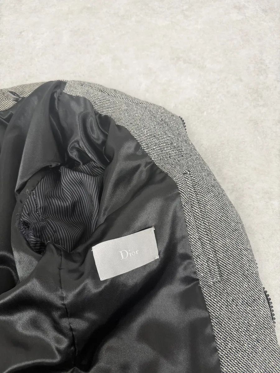 Dior AW2006 Dior Grey Wool Jacket by Hedi Slimane Size US M / EU 48-50 / 2 - 12 Thumbnail