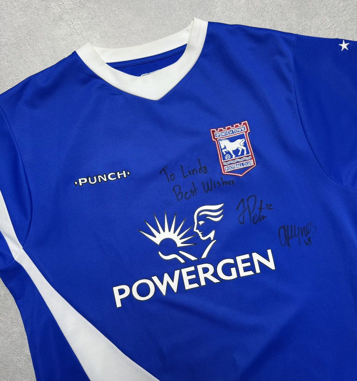 Other Ipswich Town 2005 2006 Home Shirt Jersey Punch # 14 Alan Lee Size US XS / EU 42 / 0 - 3 Thumbnail