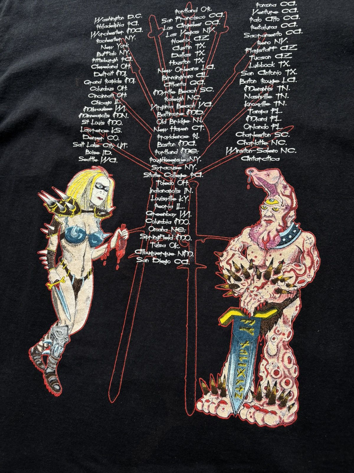 Vintage Gwar Very Rare T Shir 90s Size US L / EU 52-54 / 3 - 5 Thumbnail