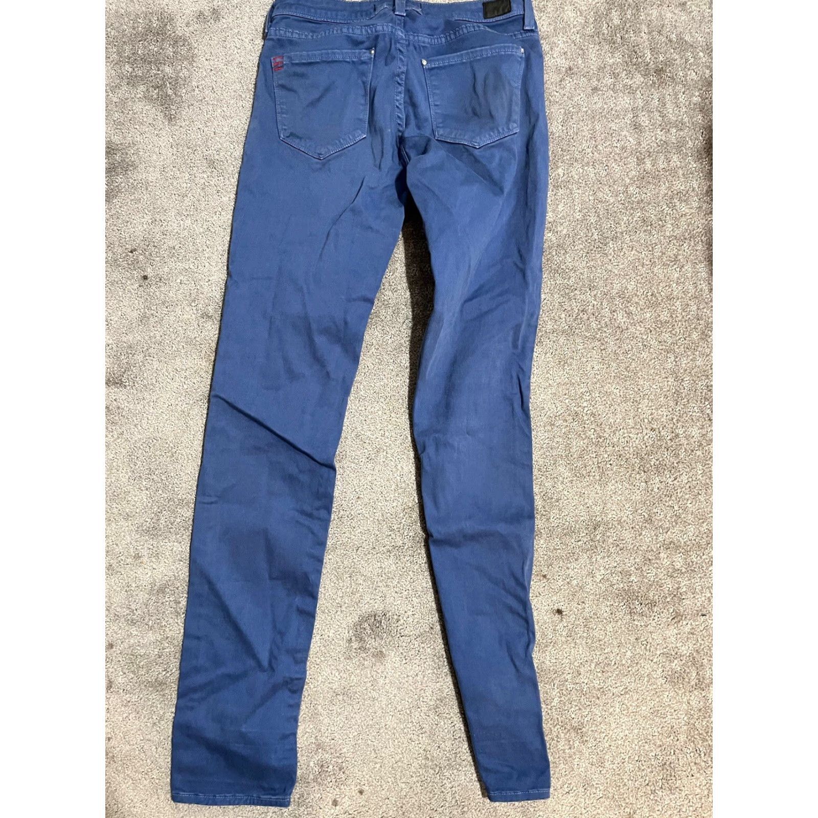 Bdg BDG Jeans Skinny Denim Womens Mid Rise Pockets Size 27 Blue 29 Inseam 30 Waist Cotton Blend Front Button Zip N/A Vintage No Size 27" / US 4 / IT 40 - 3 Thumbnail