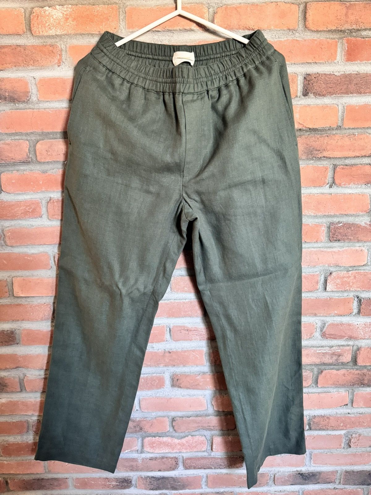 Aime Leon Dore Linen Leisure Pant Dark Green | Grailed