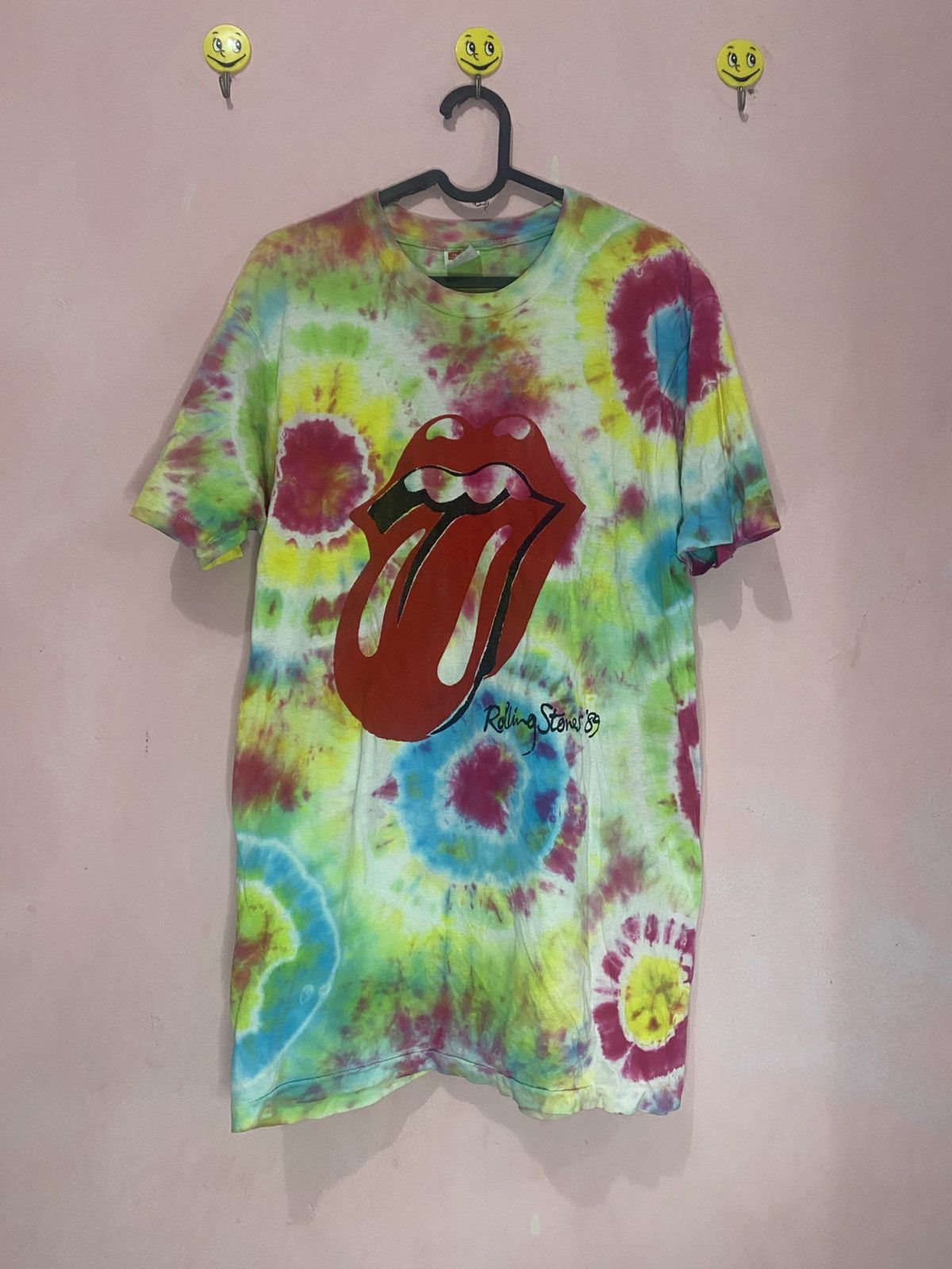 Band Tees × The Rolling Stones × Vintage Vintage the rolling stones 89 tie dye tee Size US S / EU 44-46 / 1 - 1 Thumbnail