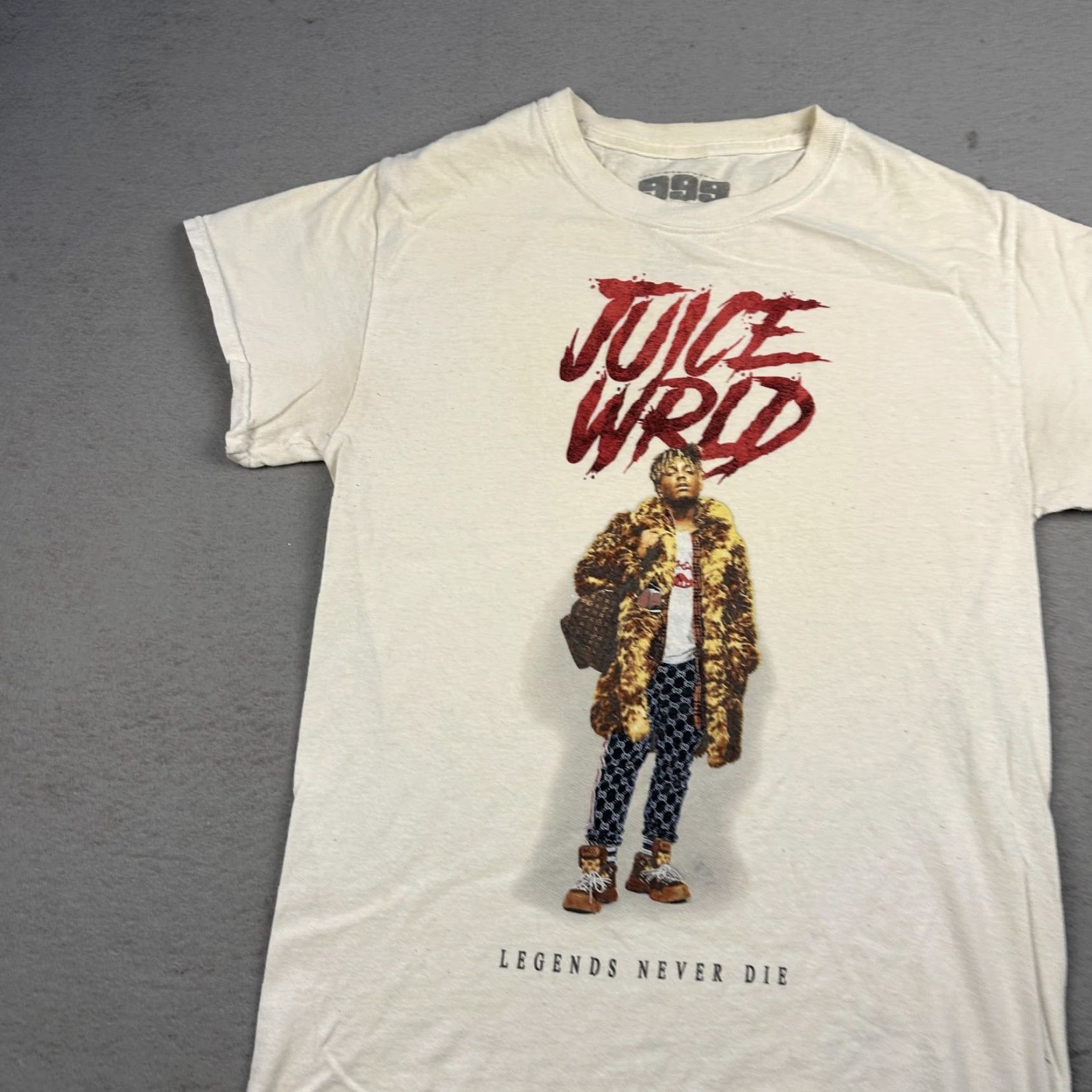 Vintage Juice WRLD Shirt Mens Small White Legends Never Die 999 Rap Graphic Tee Size US S / EU 44-46 / 1 - 2 Thumbnail