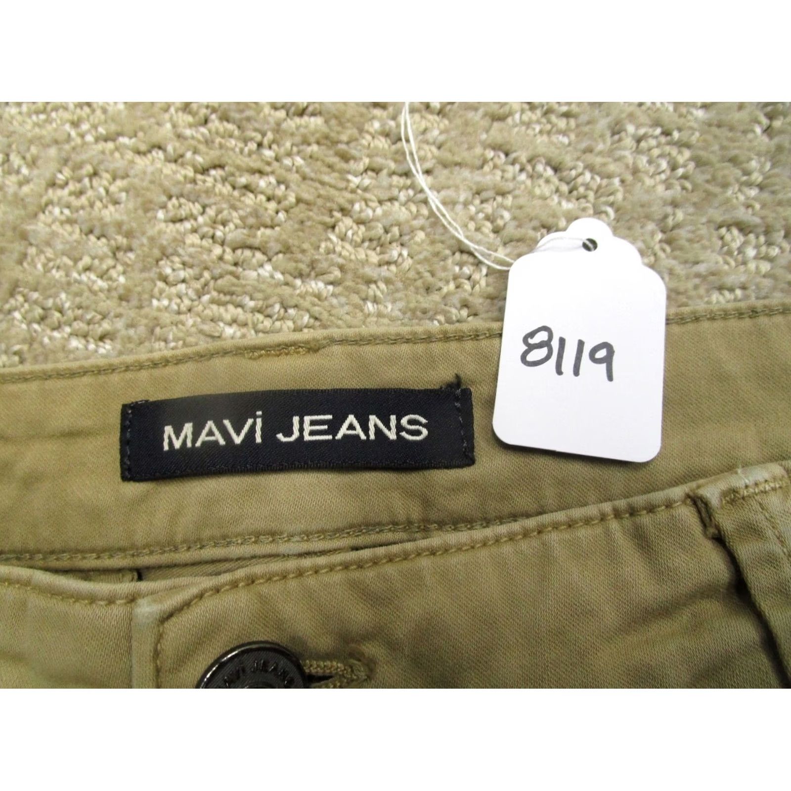 Vintage Mavi Jeans Men Jeans 32x32 Slim Straight Light Wash Brown Tan Logo Preppy Slim Fit 5-Pocket Denim Pants Mens Size US 32 / EU 48 - 8 Thumbnail