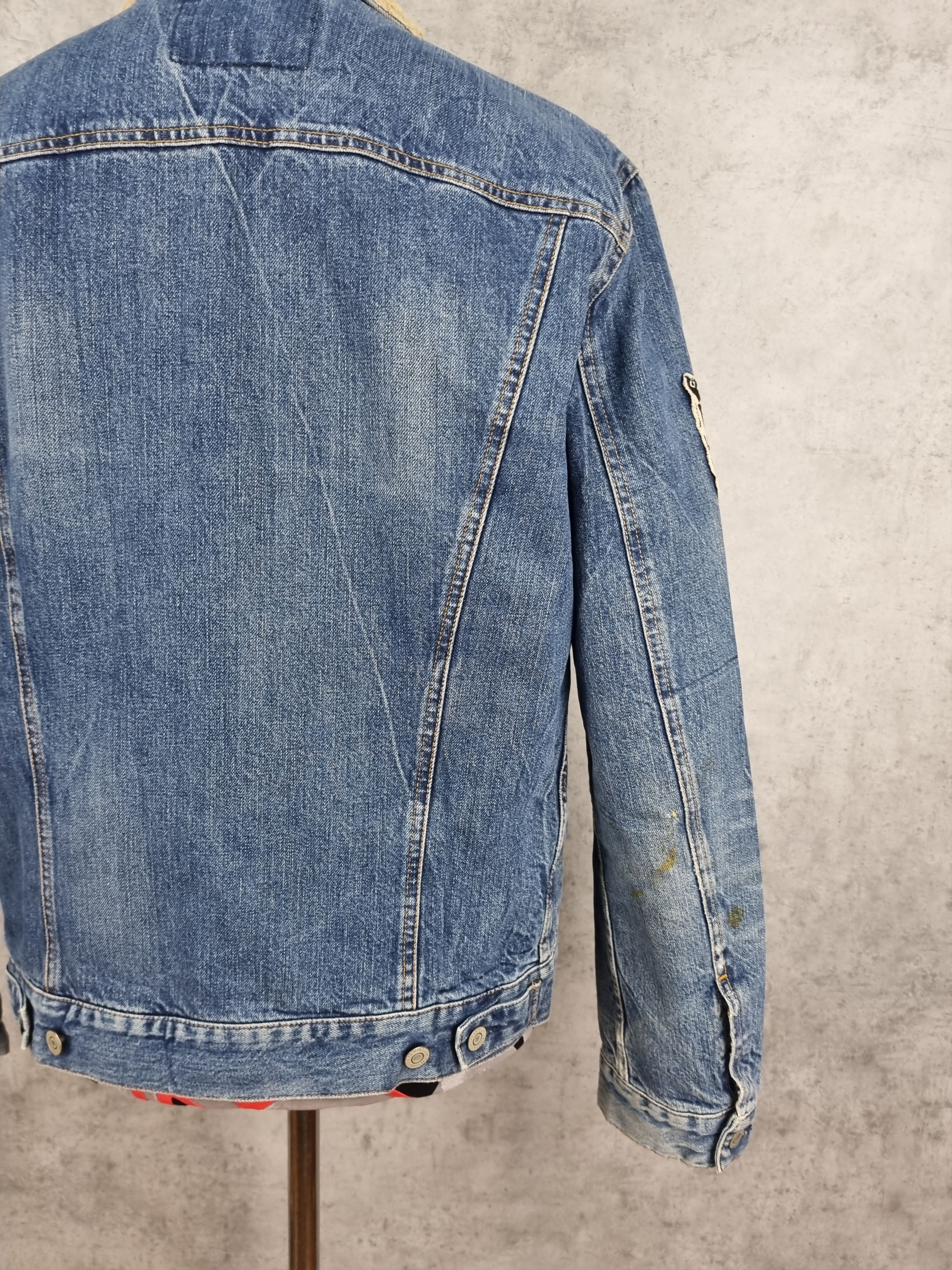 Levi's × Levi's Vintage Clothing × Vintage Distressed Faded Dirty Levi's Plaid Inside Sherpa Collar Size US M / EU 48-50 / 2 - 14 Thumbnail